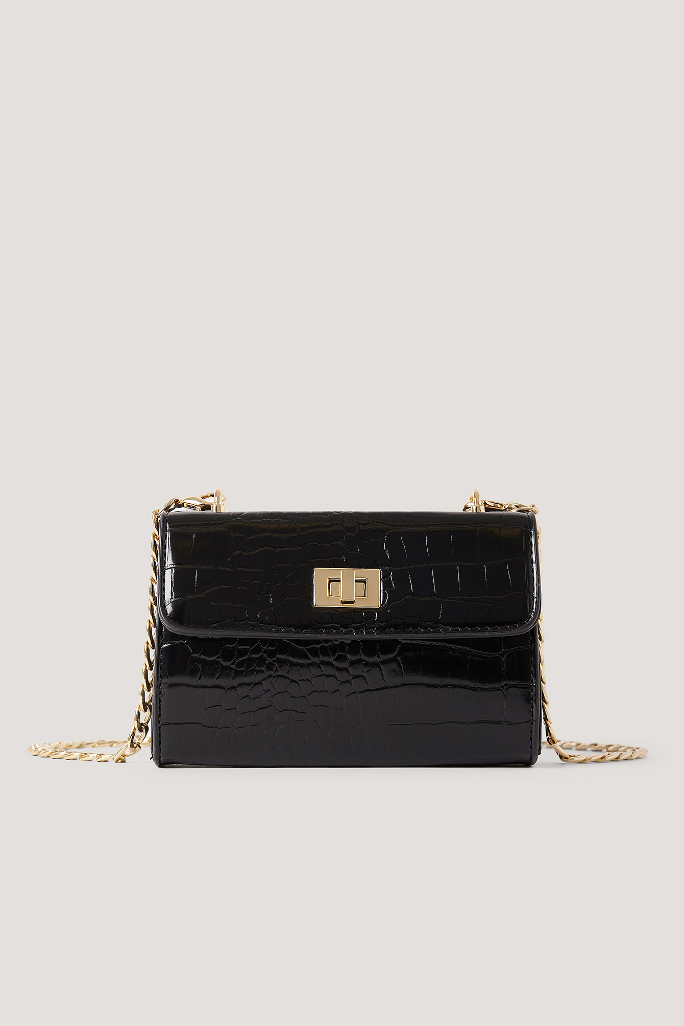Mini Crossbody Chain Bag Negro NAKD