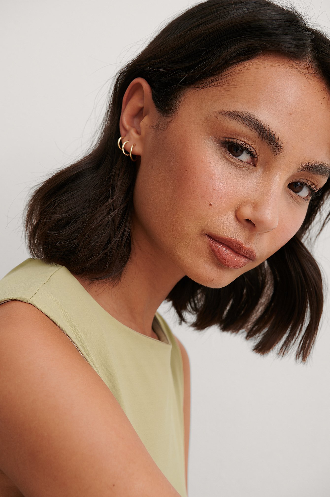 na-kd accessories -  Mini Hoop Earring Set - Gold