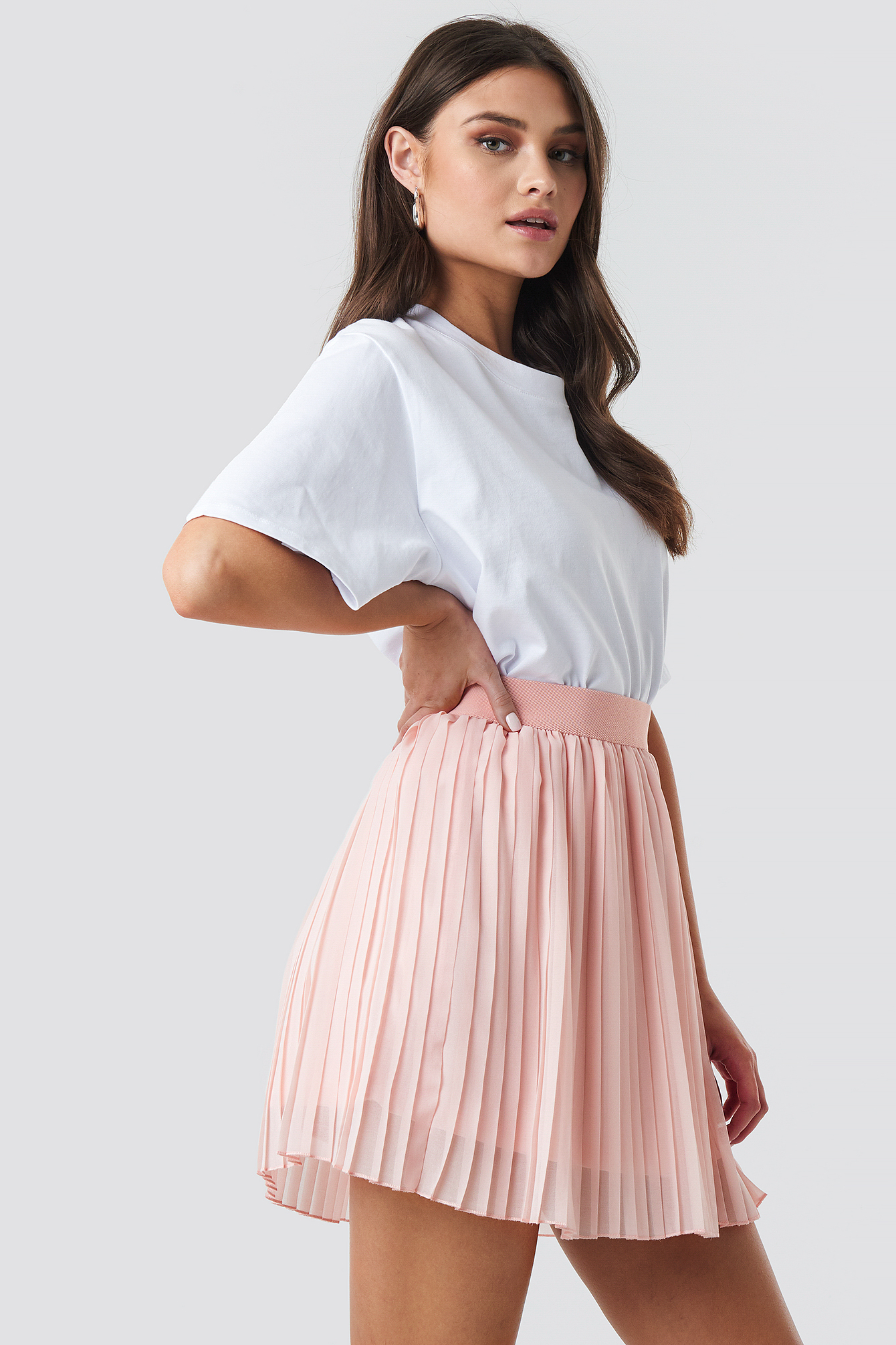 Mini Pleated Skirt Rose Quartz