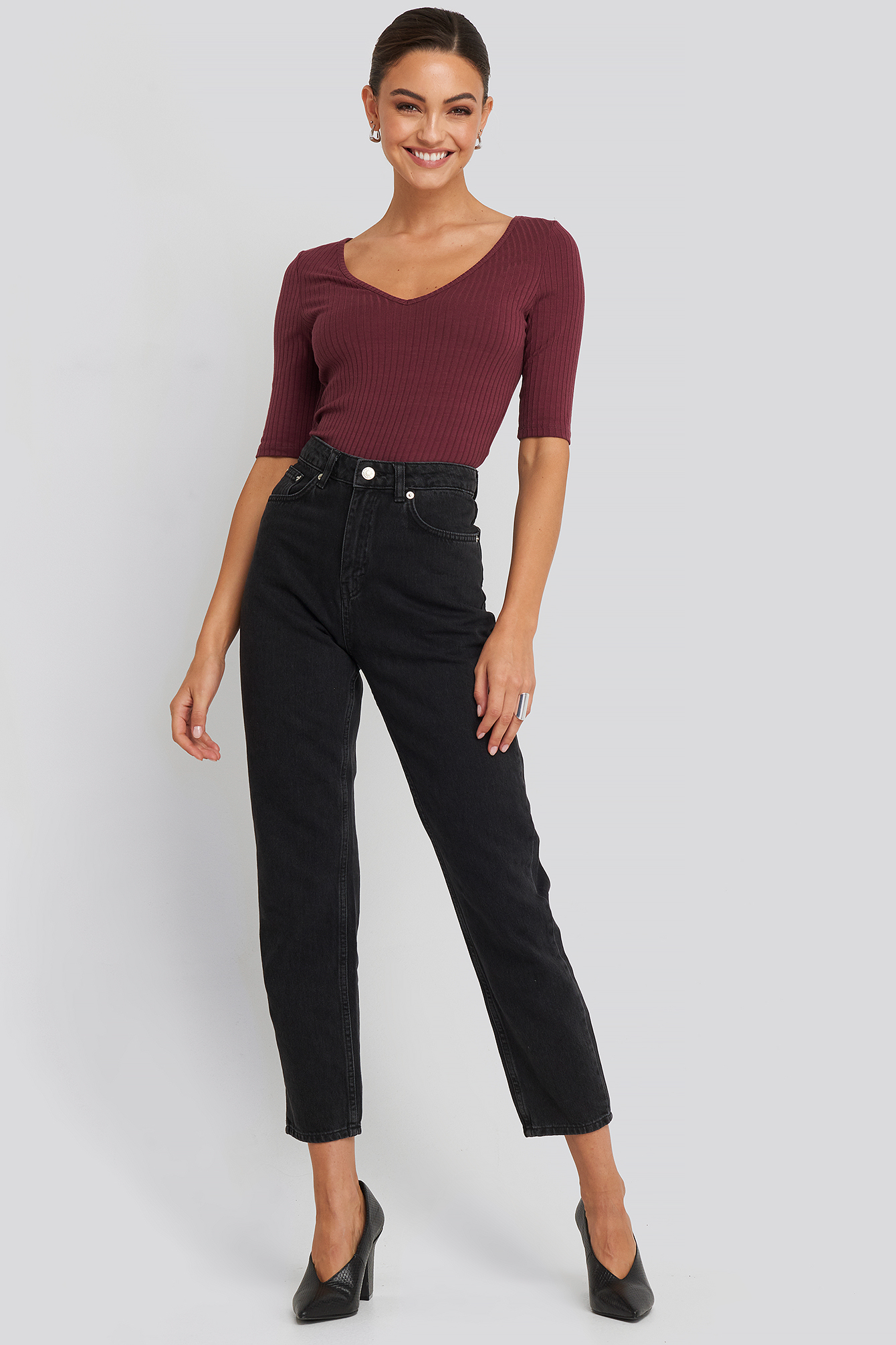 Mom Jeans Black