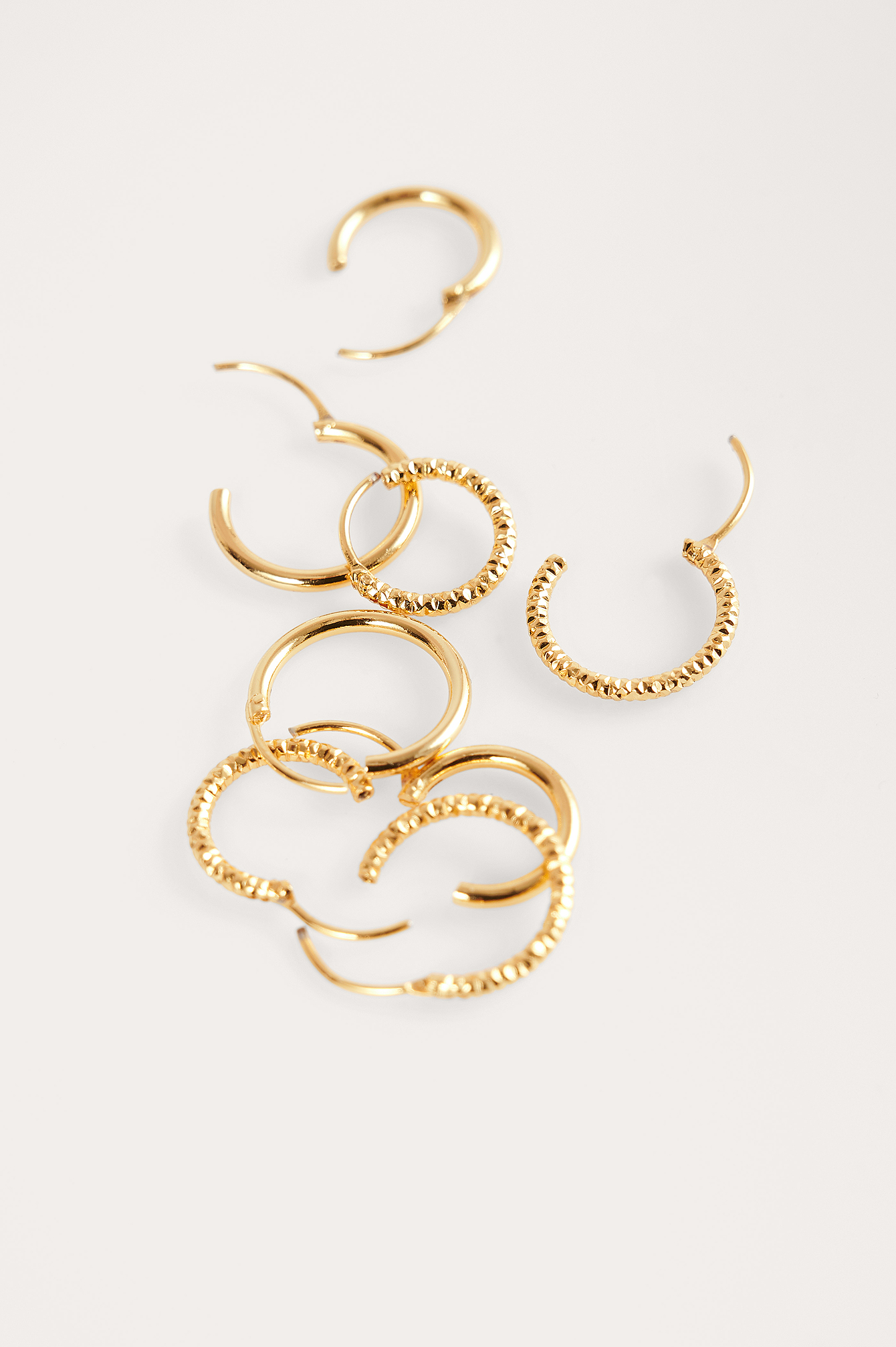 Multipack Gold Plated Mini Hoops Gold