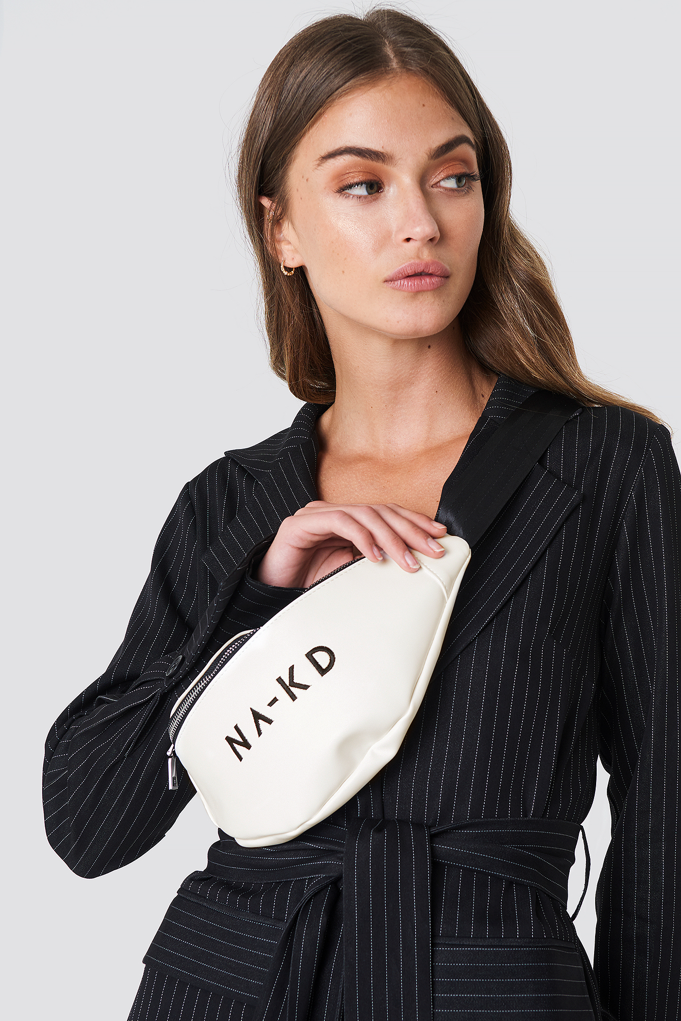 NA-KD Basic Bum Bag White