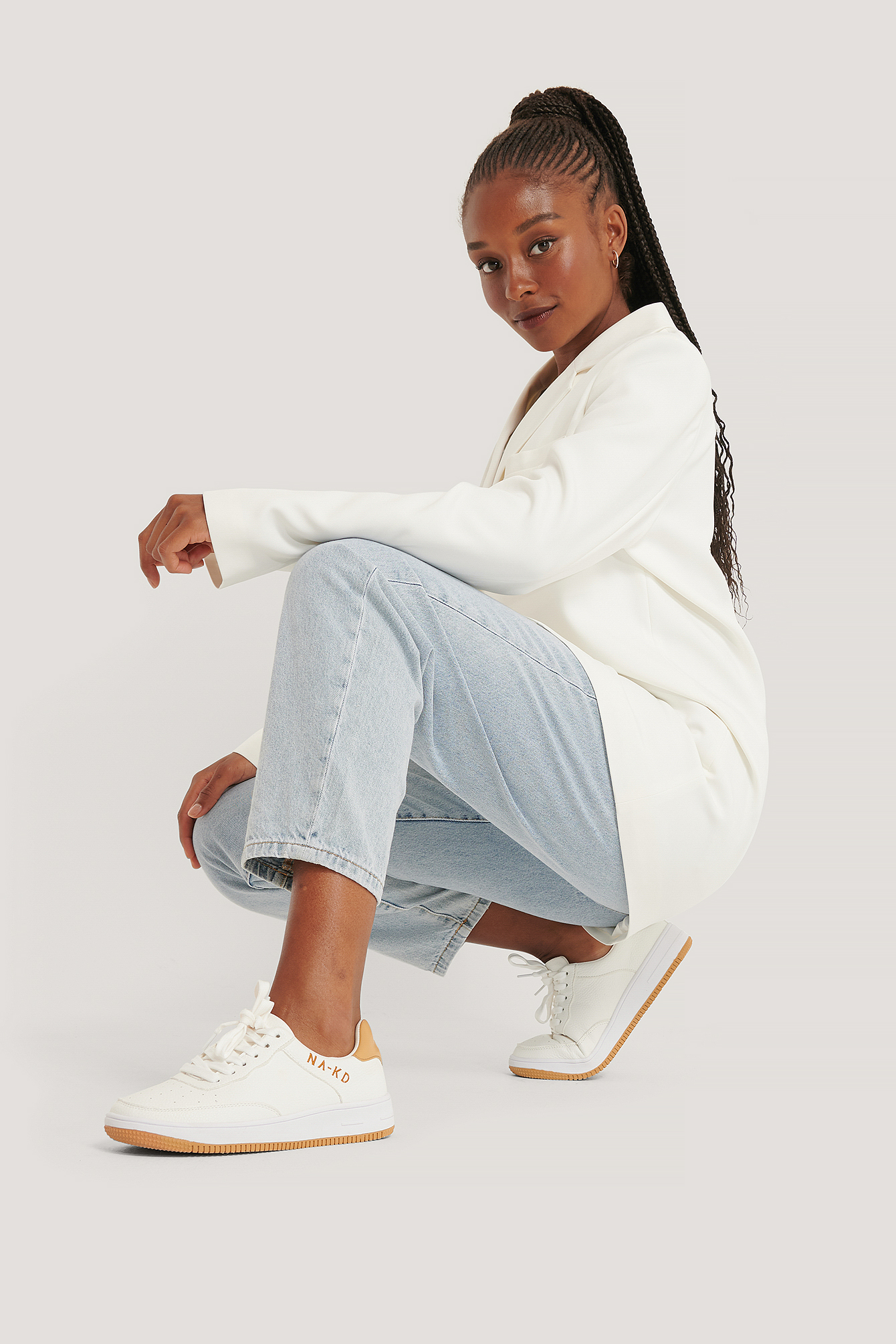 NA-KD Logo Sneakers White | na-kd.com