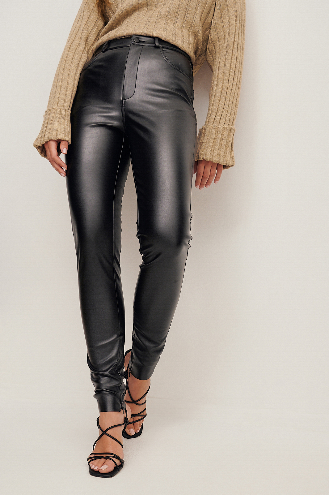 Faux leather trousers for women | Faux 