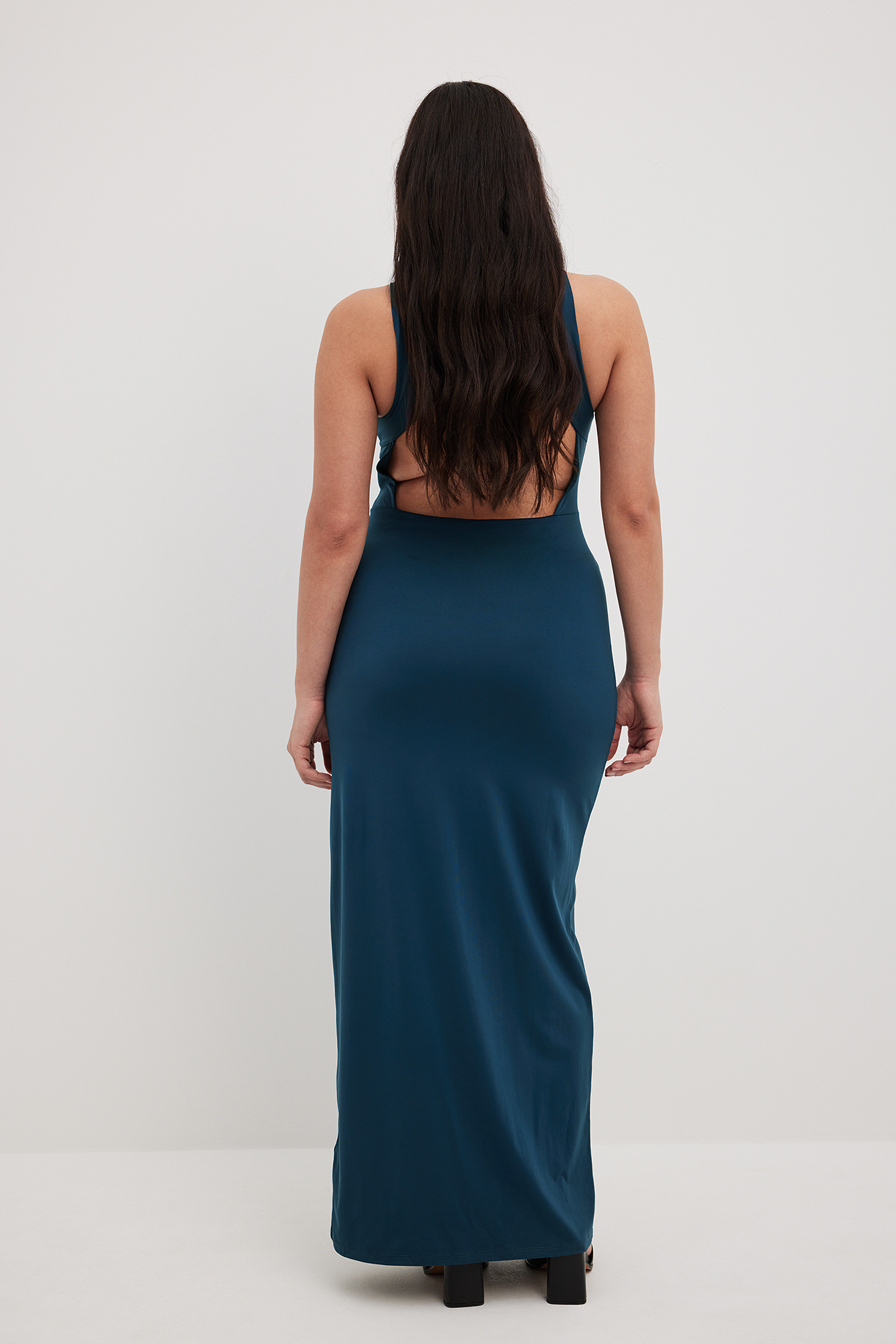 nakd blue maxi dress