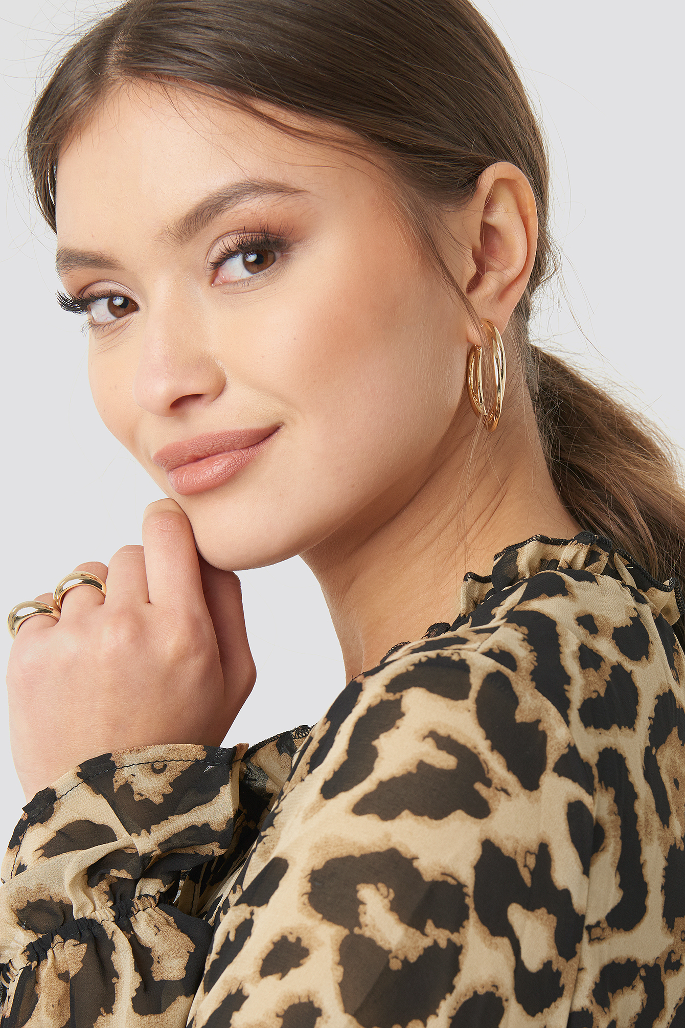 Layered hoop earrings Clearance