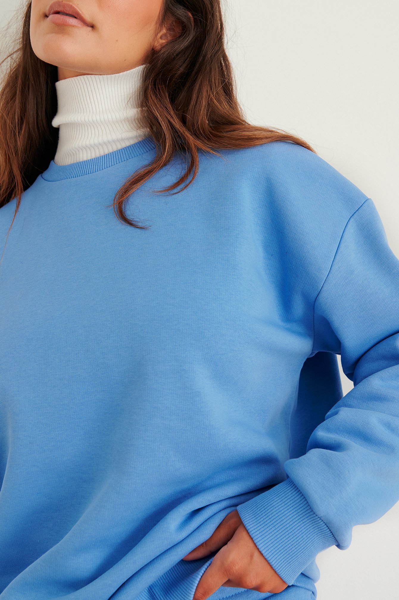 Blue Oversize-Sweatshirt
