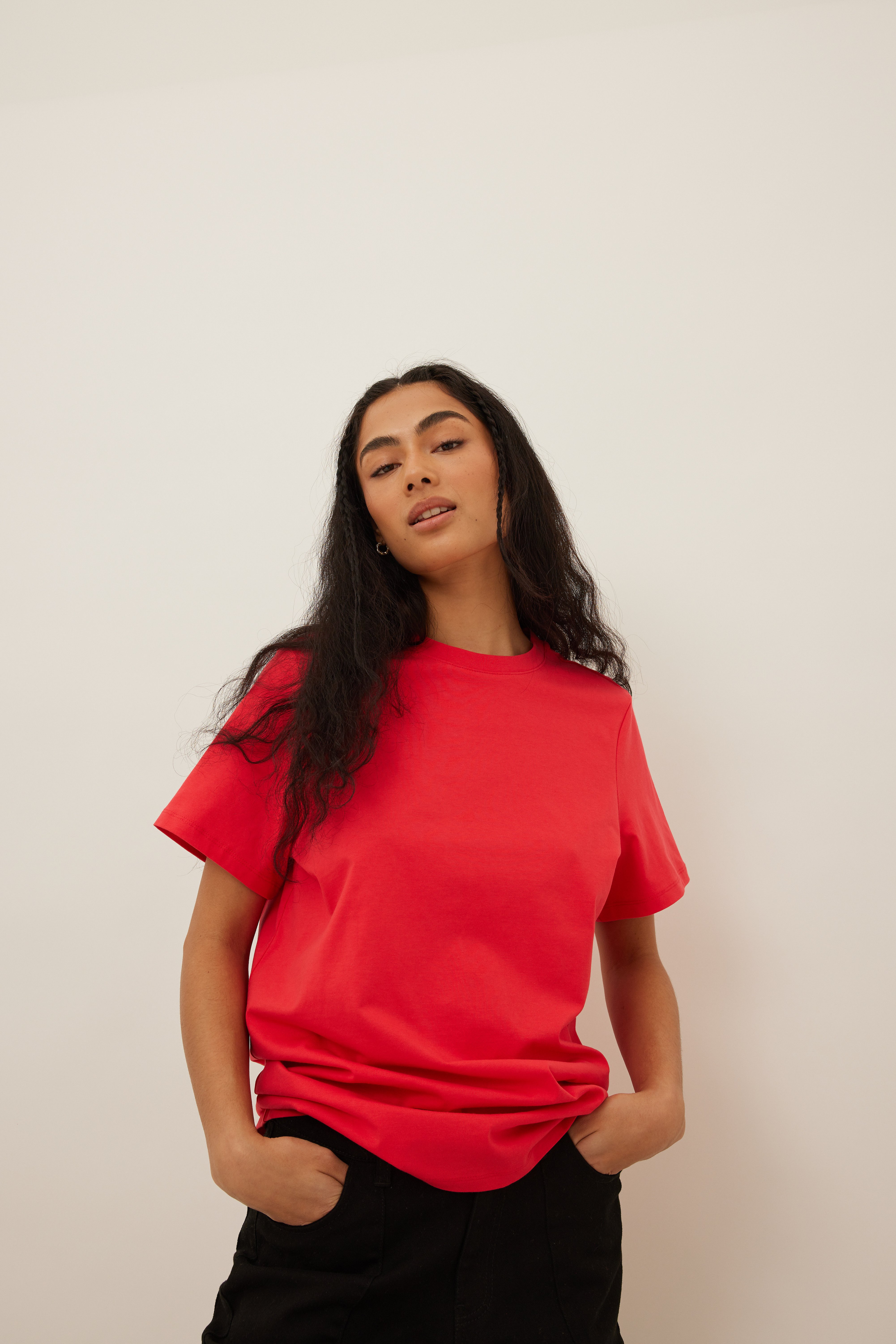 Red Oversized oversize t-shirt