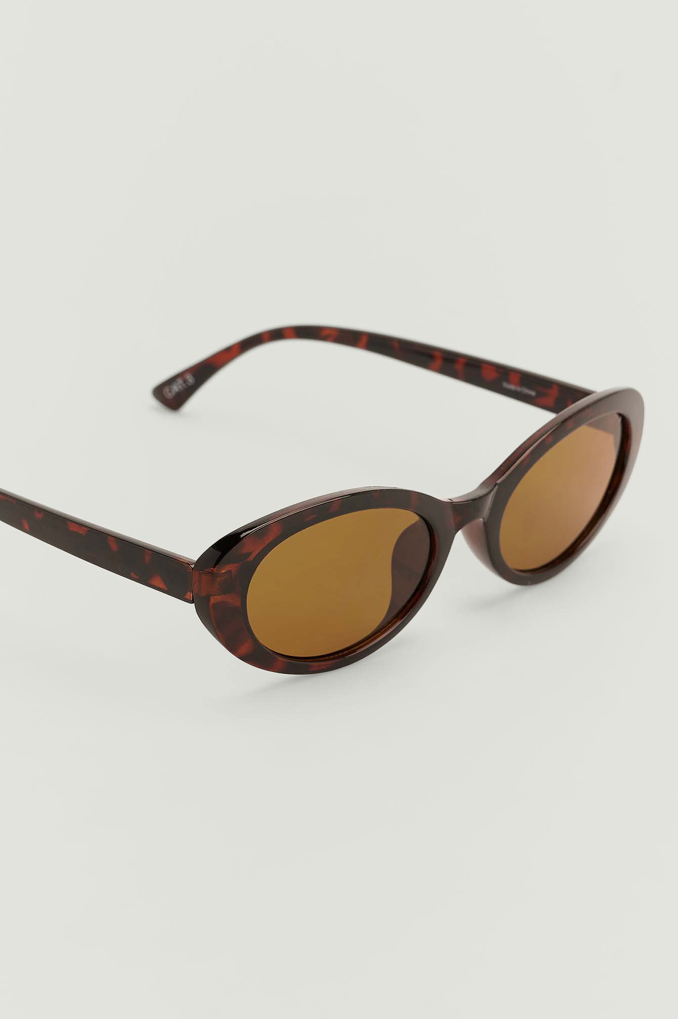 Tortoise Oval Cateye Sunglasses