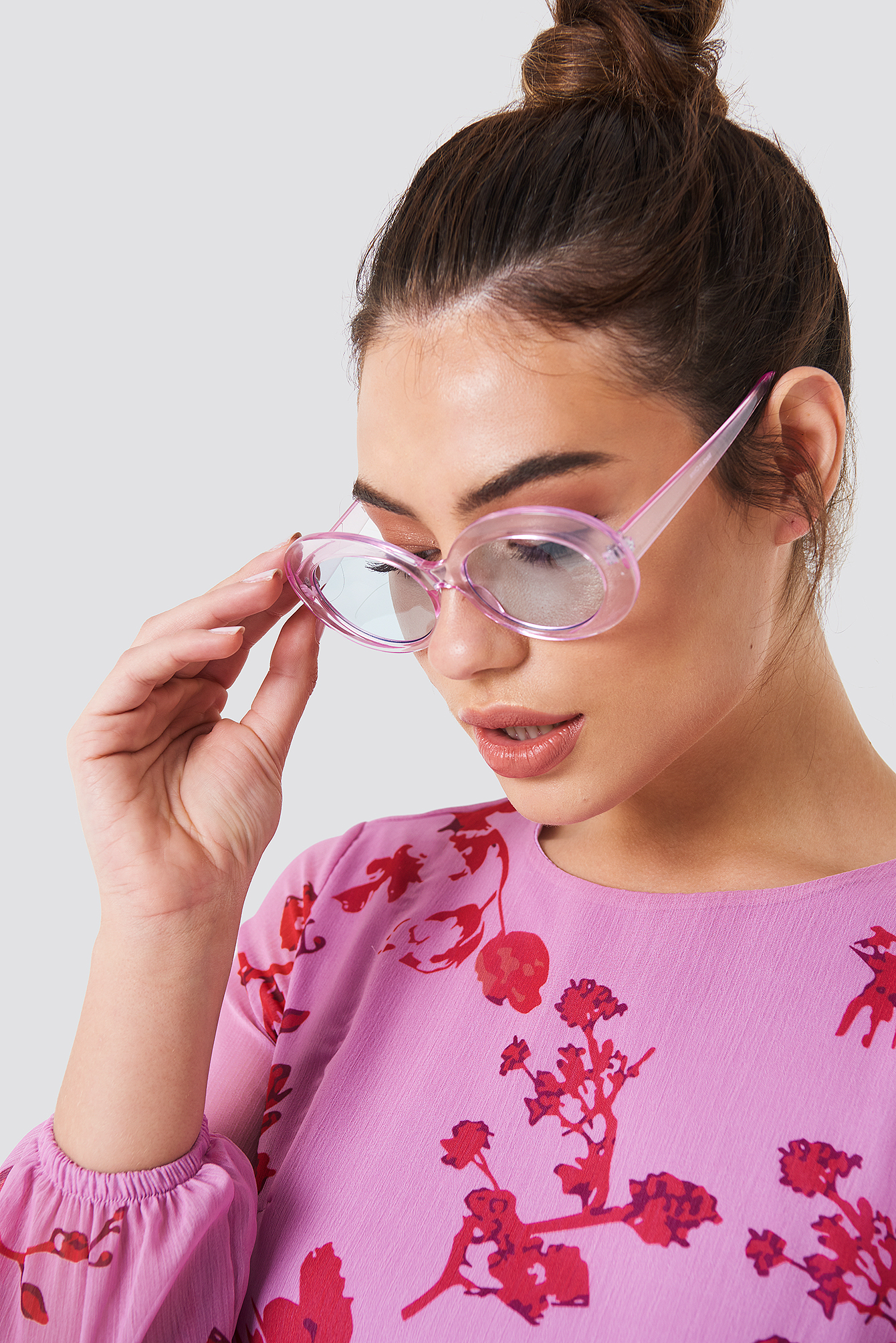 Oval Sunglasses Pink
