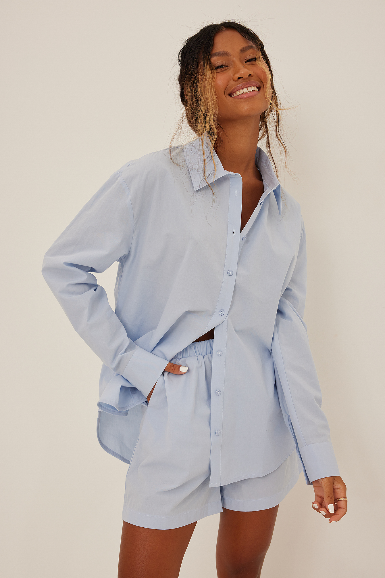 oversized cotton shirt
