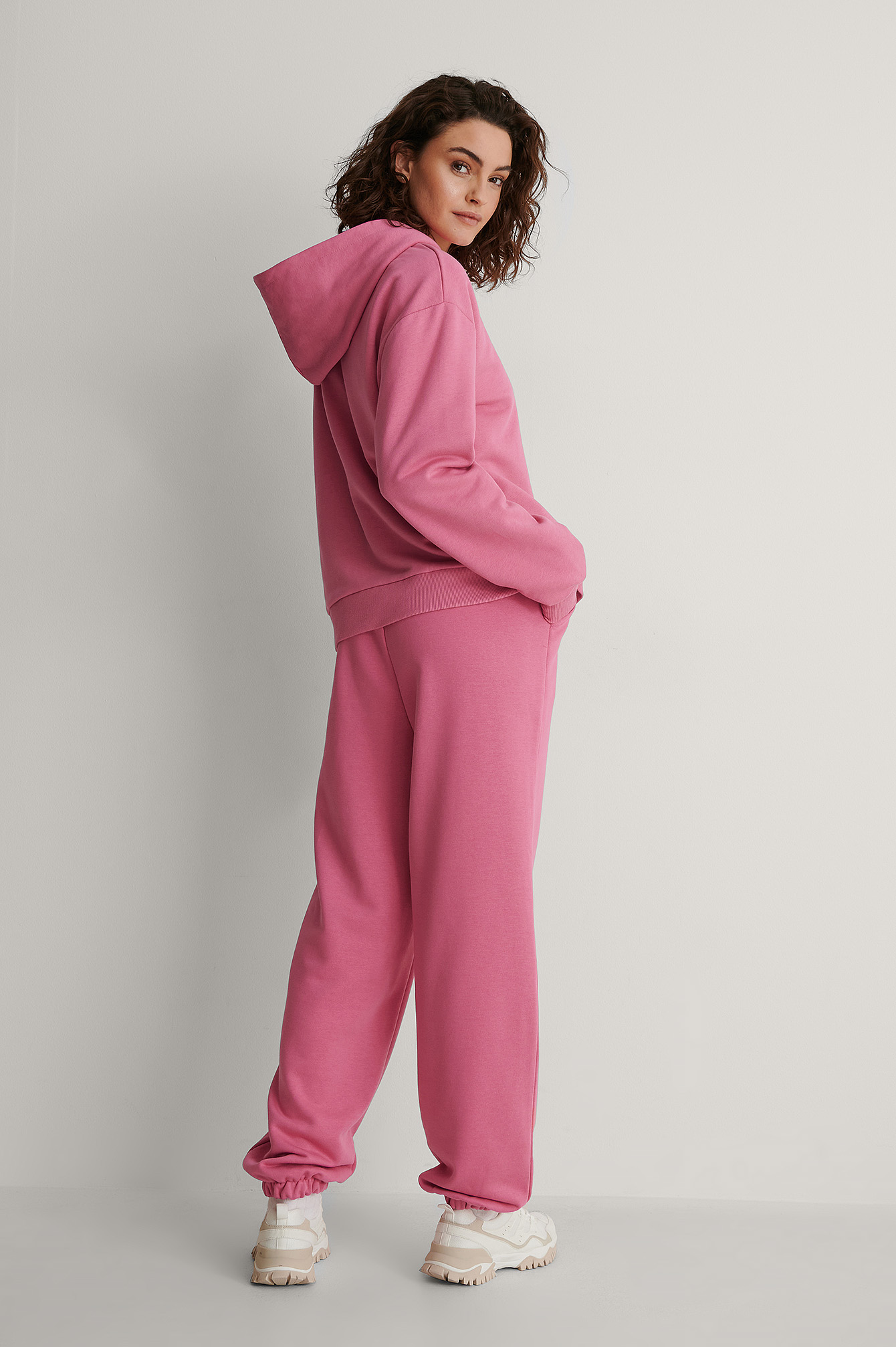 Organische Joggingbroek Roze | na-kd.com