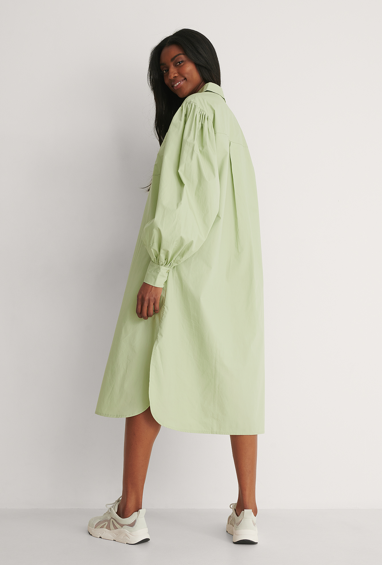 Oversized maxi shirt dress Clearance