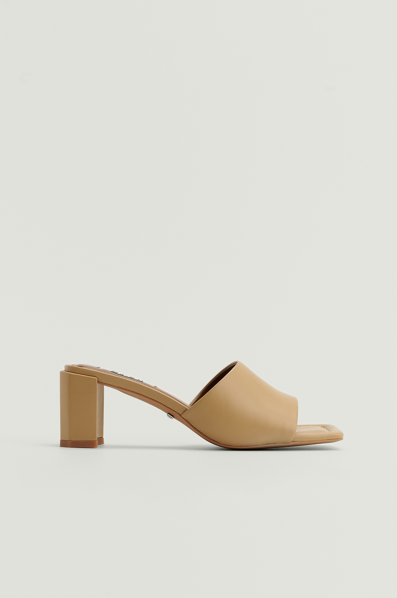 NA-KD Shoes Padded Sole Mules - Beige