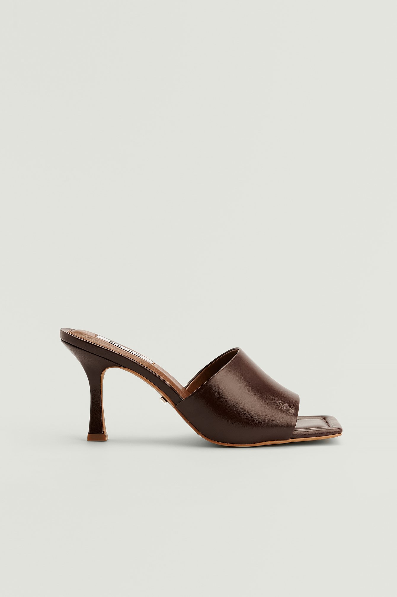 Padded Sole Stiletto Mules Brown | NA-KD
