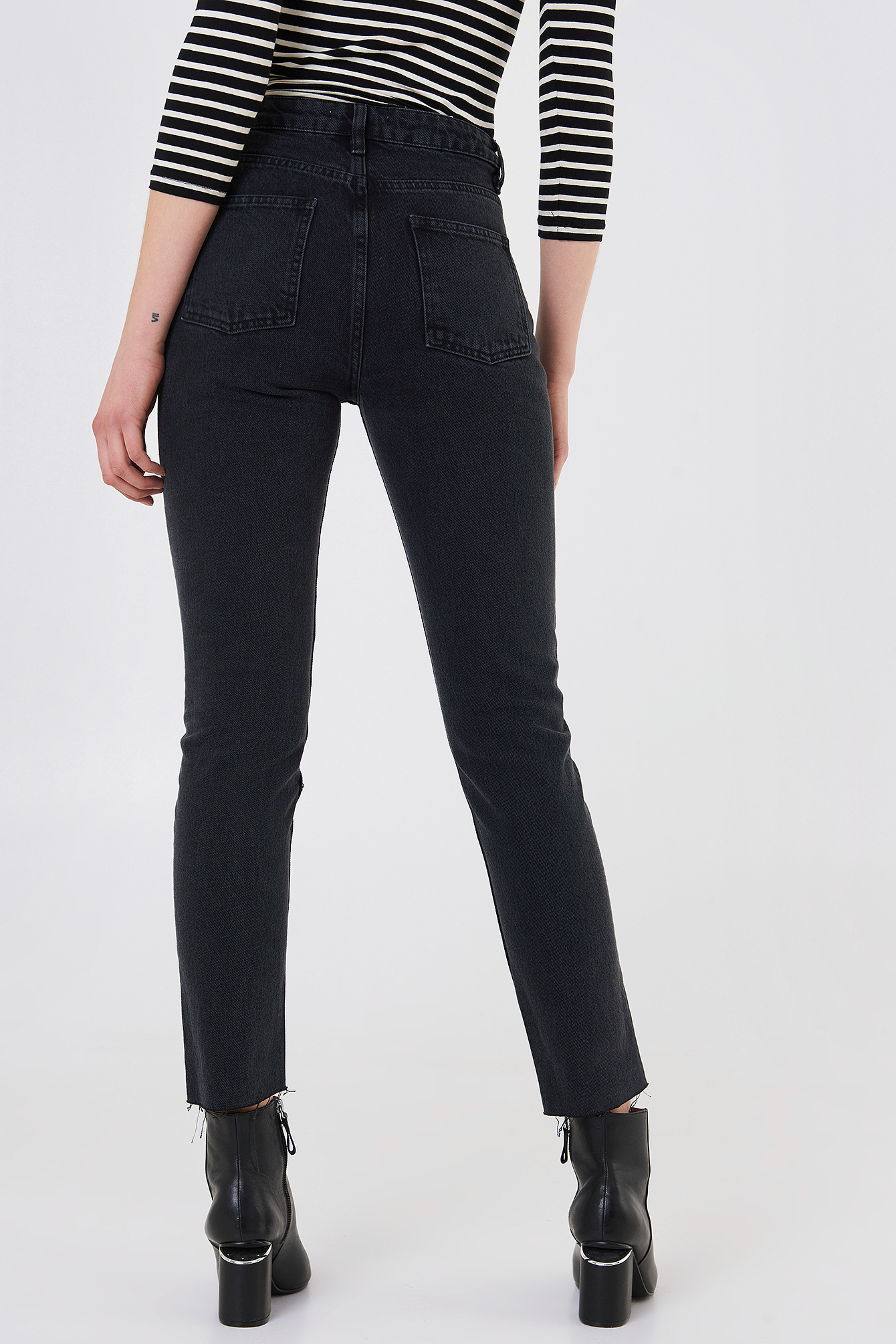 Panel Jeans Black