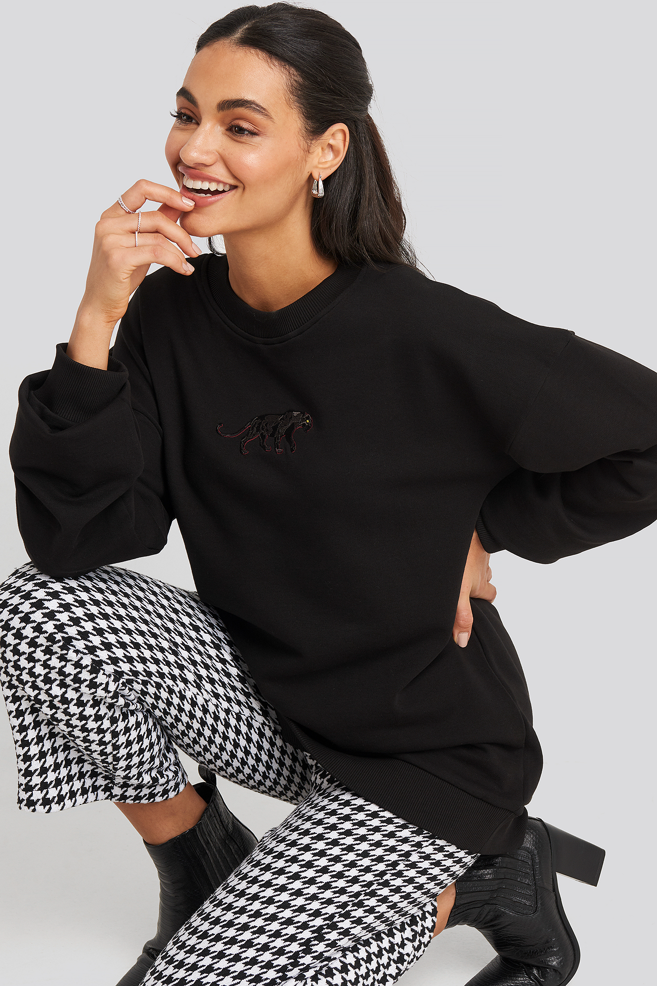 Panther Sweatshirt Black