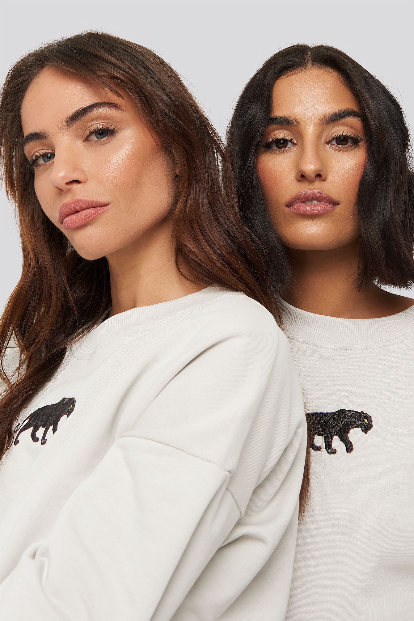 Panther Sweatshirt Dusty Light Beige