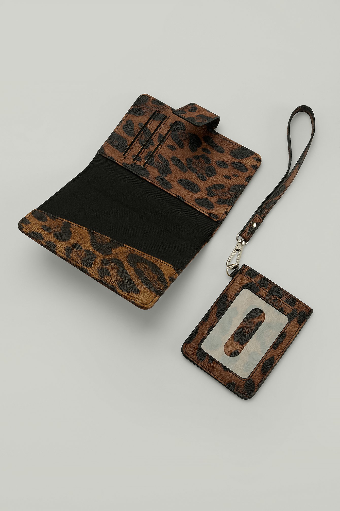 Leopard Portapasaportes/Etiqueta para equipaje