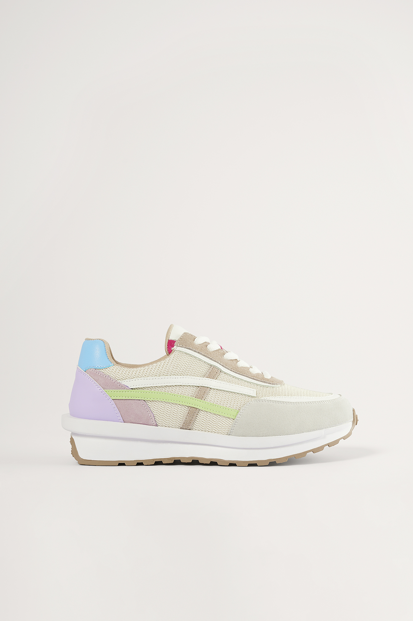 NA-KD Shoes Pastel Detail Retro Sneakers - Multicolor