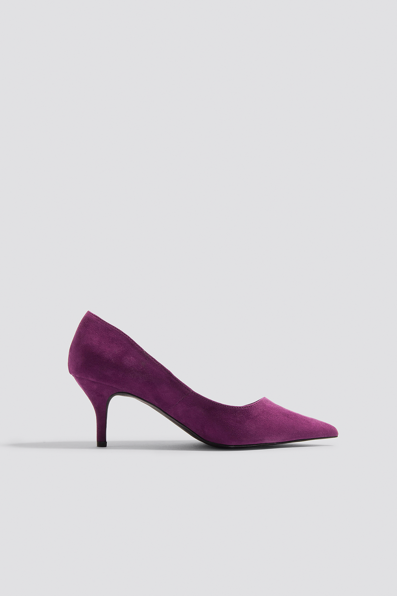 Pointed High Heels Purple