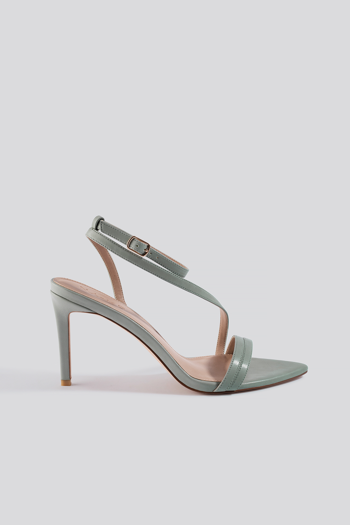 Pointy Sole Strappy Heels NA-KD Shoes, Grün