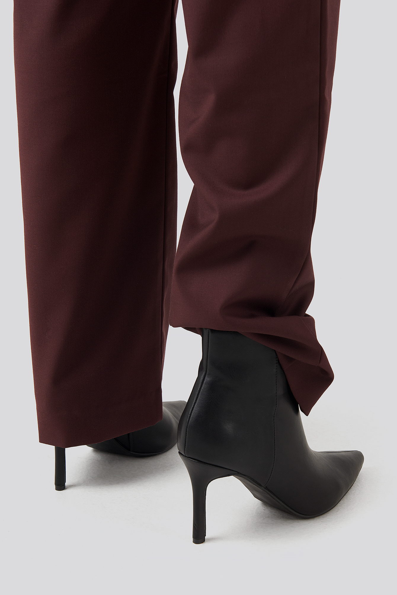 Pointy Stiletto Boots Black