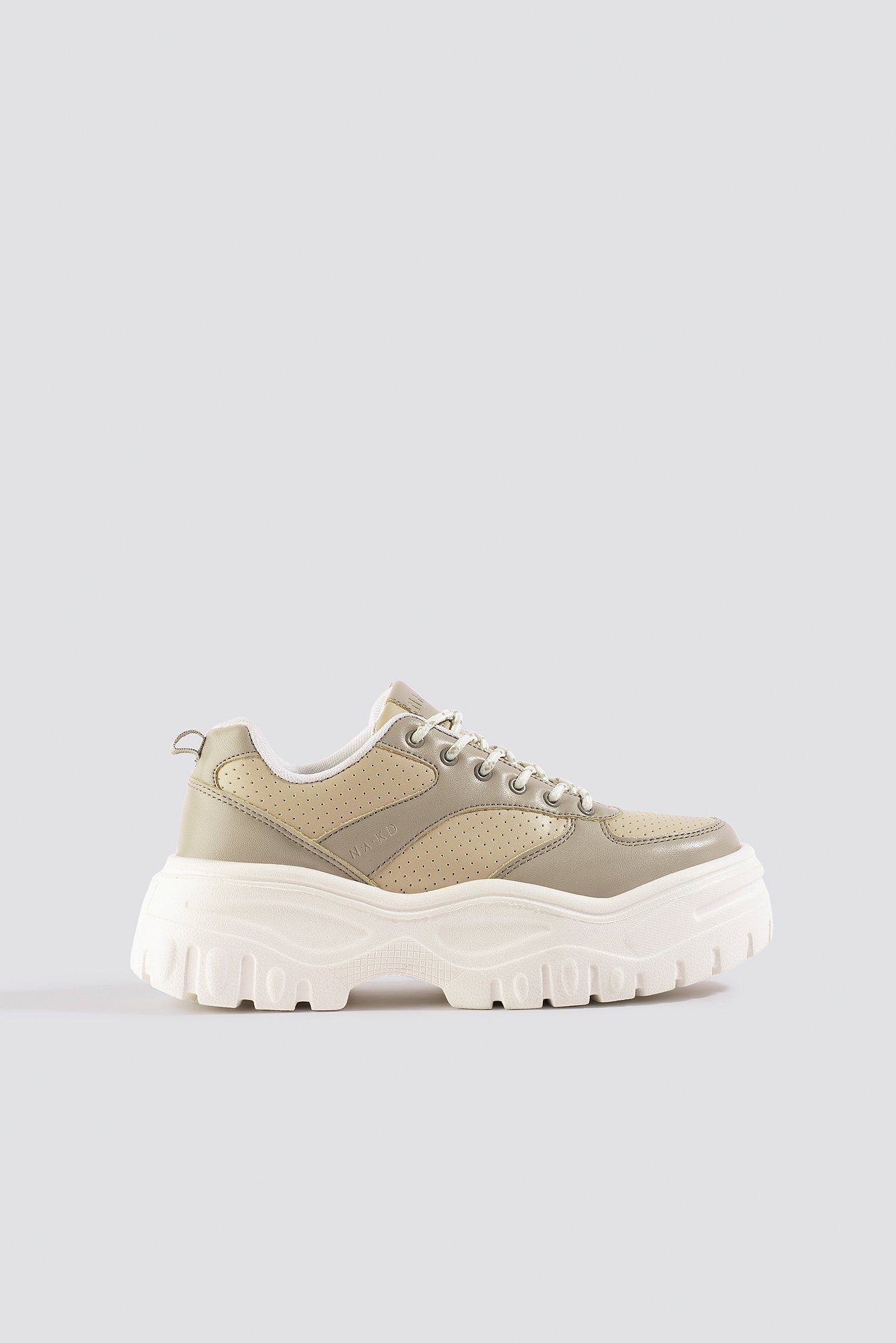 Profile Sole Sneakers Beige | NA-KD