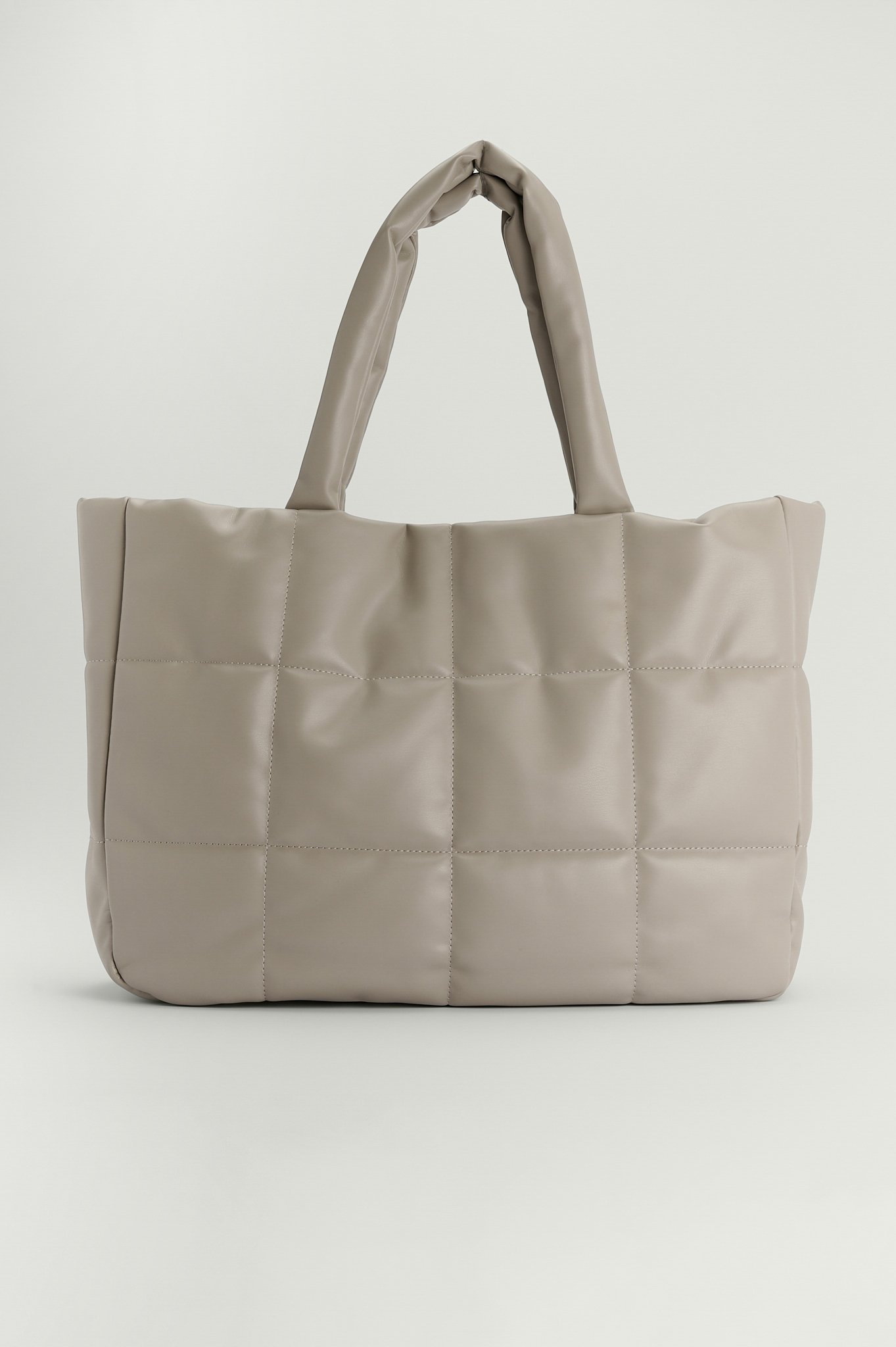 Puffy Tote Bag Grey | NA-KD