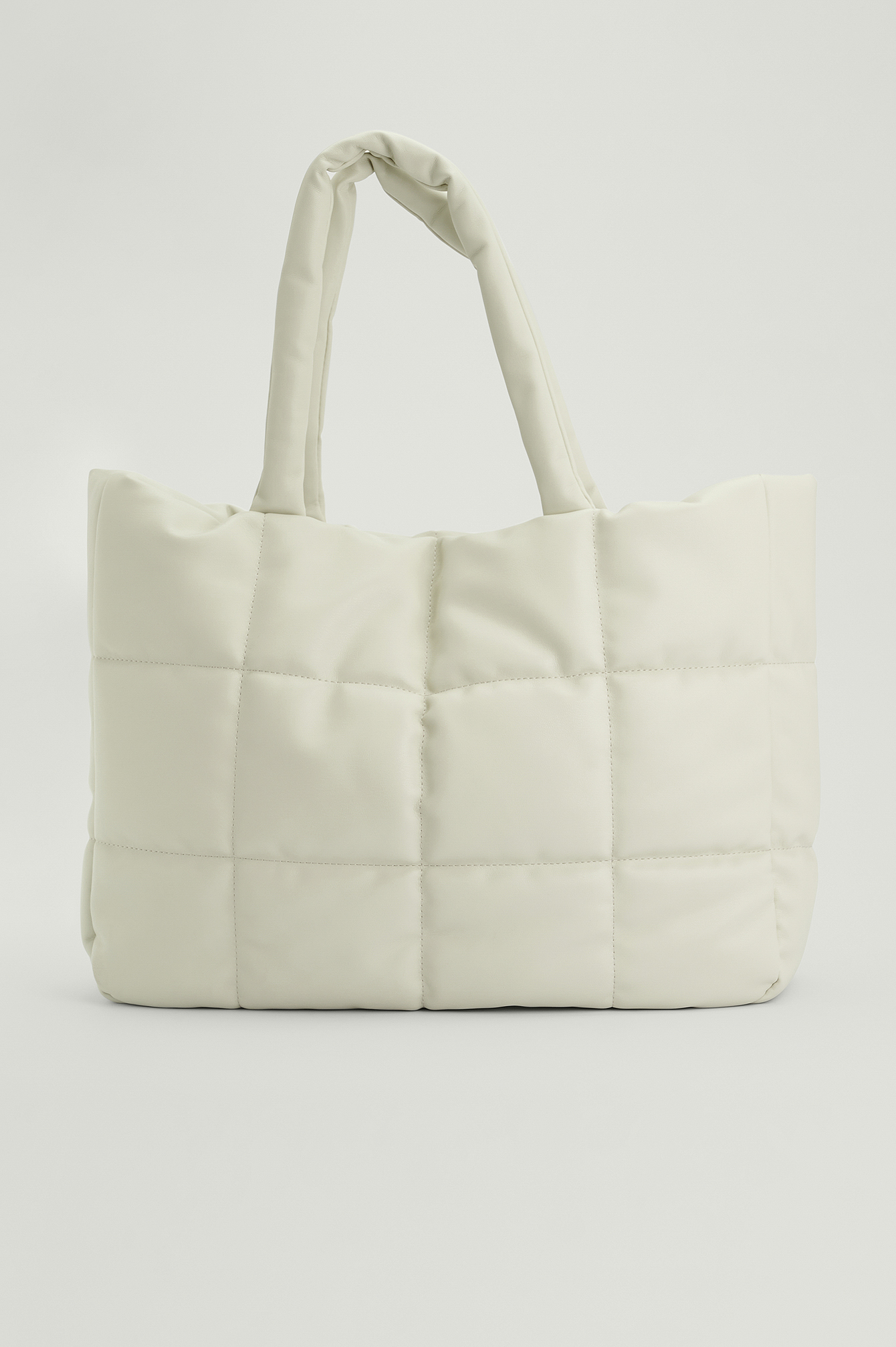 puffy tote bag