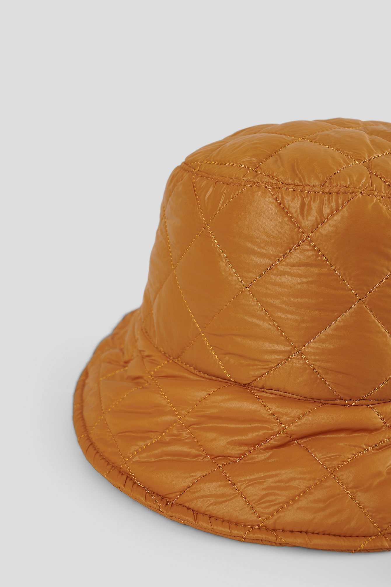 Quilted Bucket Hat Orange | na-kd.com