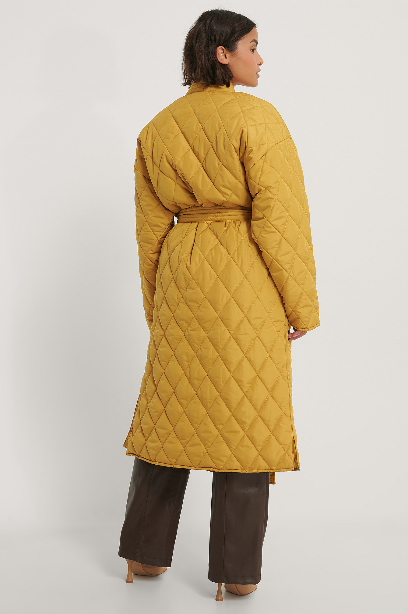 yellow kimono jacket