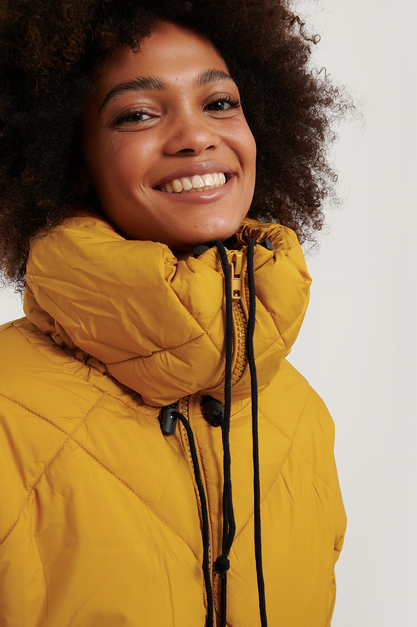 Womens Yellow Puffer Jackets | na-kd.com