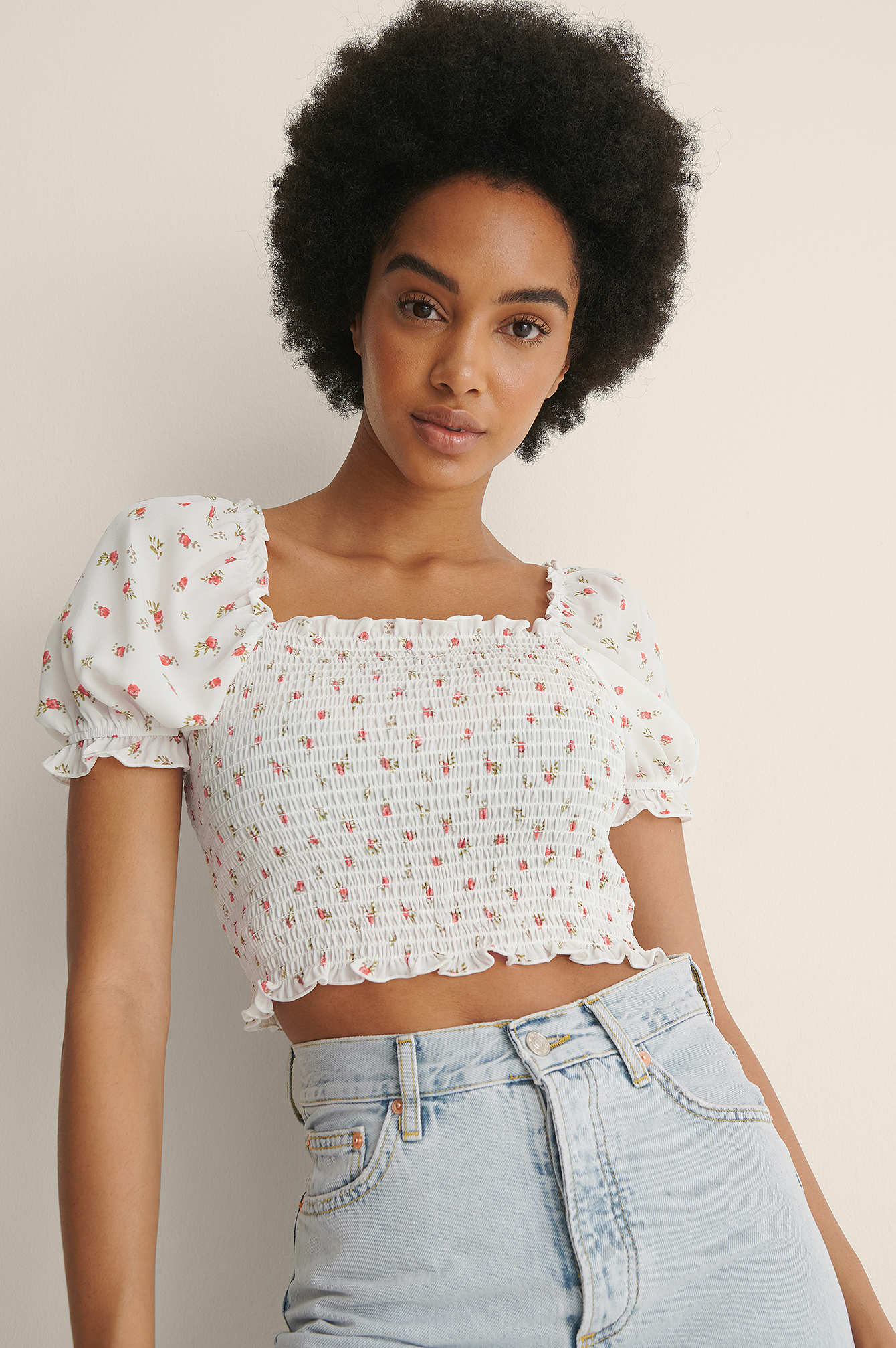 Recycled Wide Crop Top