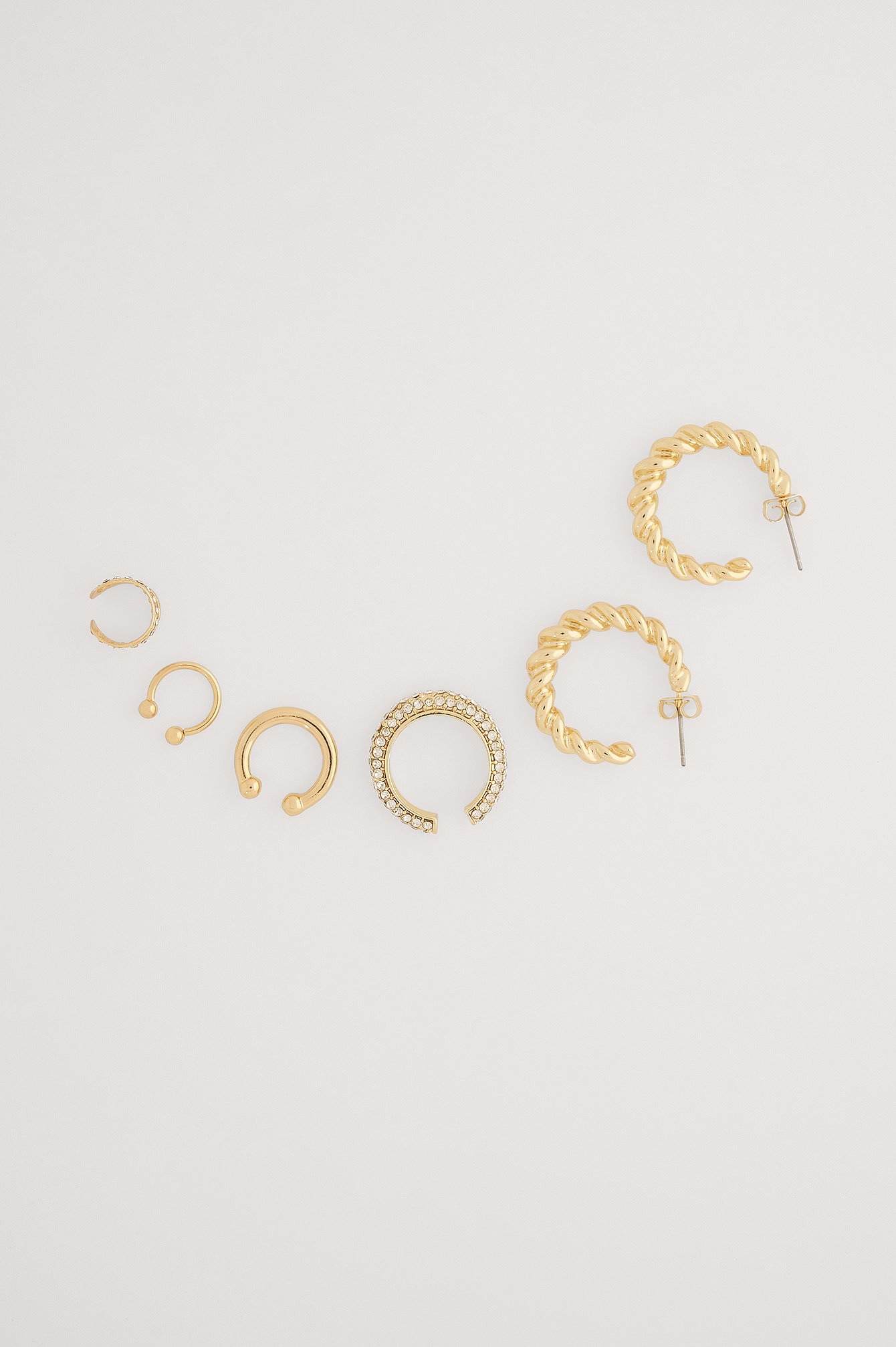 Gold Multipack Mixed Earrings