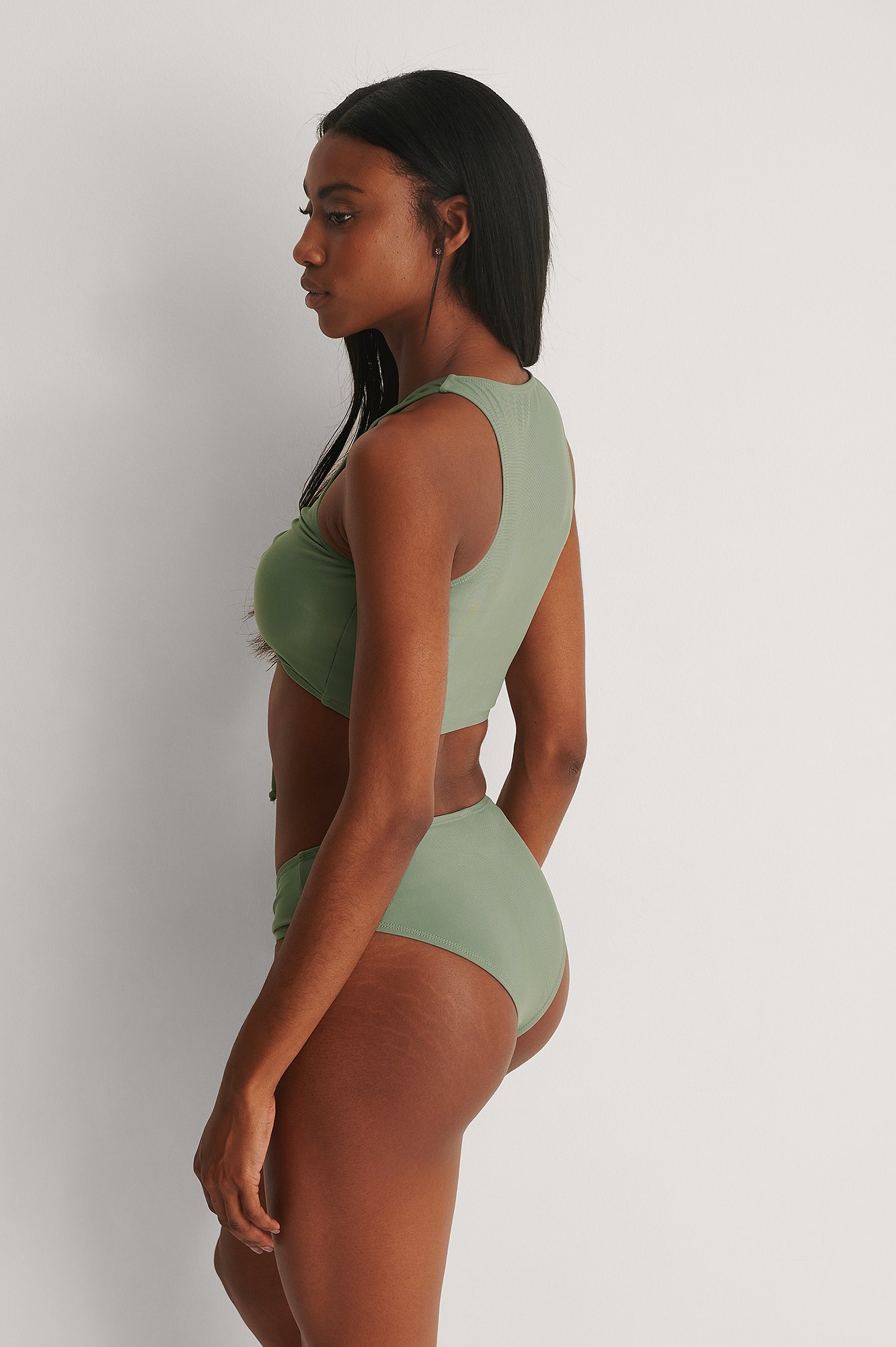 Green Resirkulert Bikinitruse Med V-Form