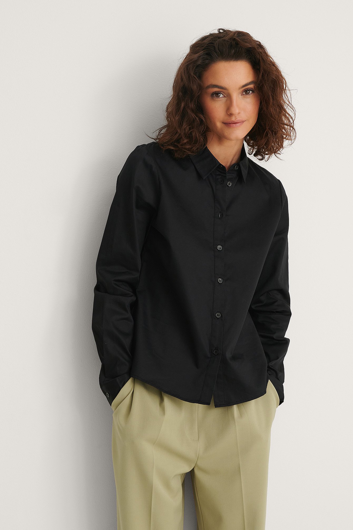 Black Organic Regular Shirt