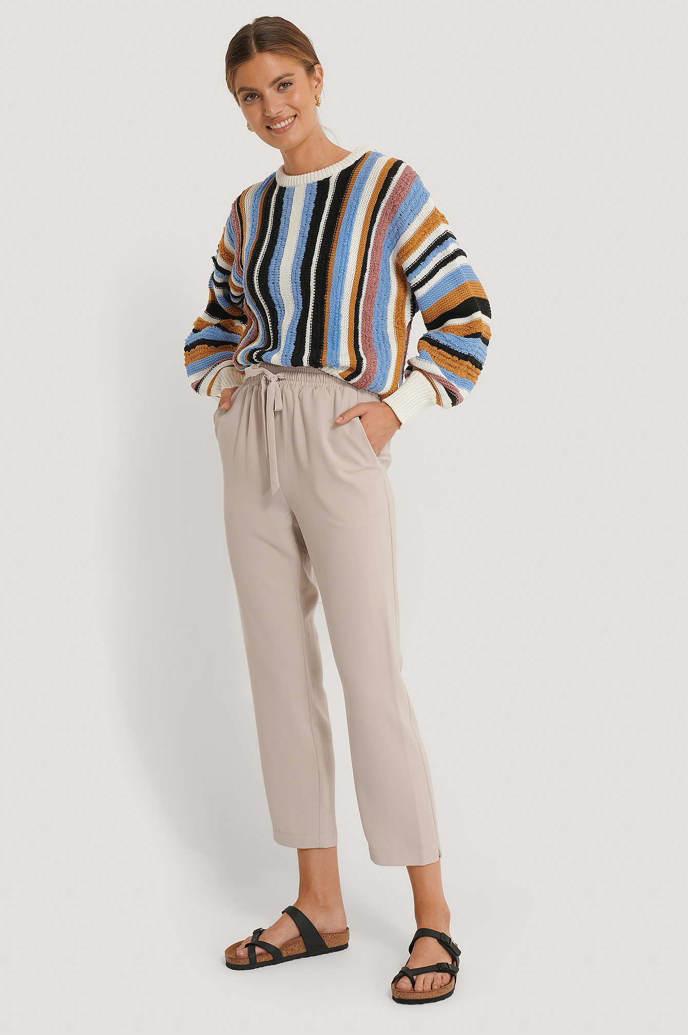 relaxed drawstring pants