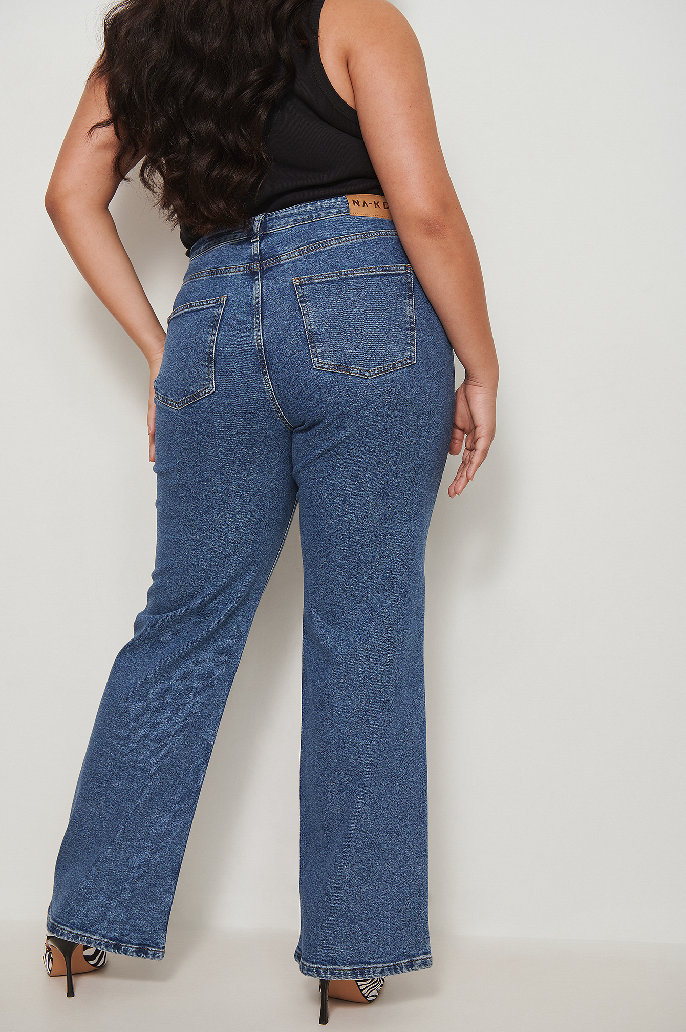 Recycled Relaxed Full Length Jeans Blue 