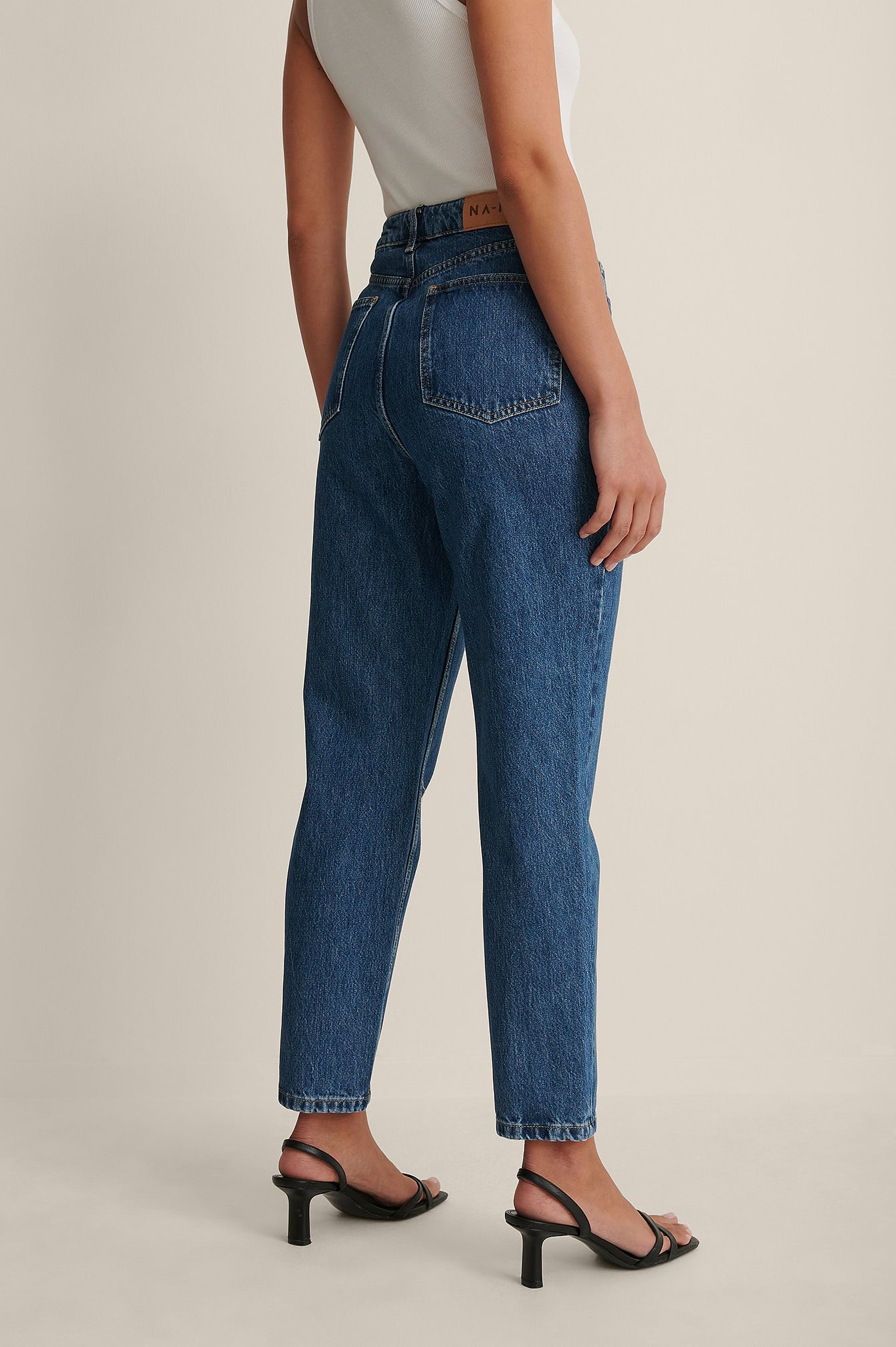 Rigid Mom Jeans Blue | na-kd.com