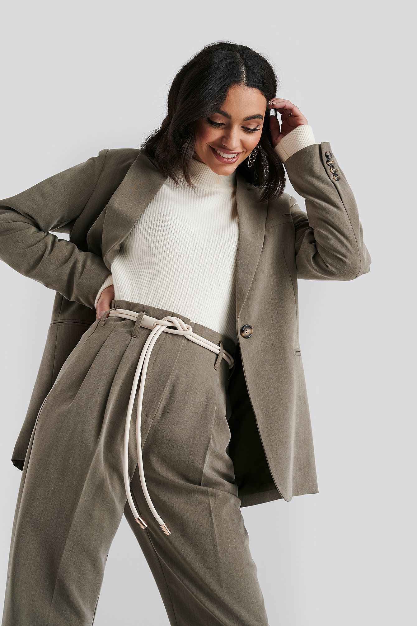 Rope Loop Belt Offwhite