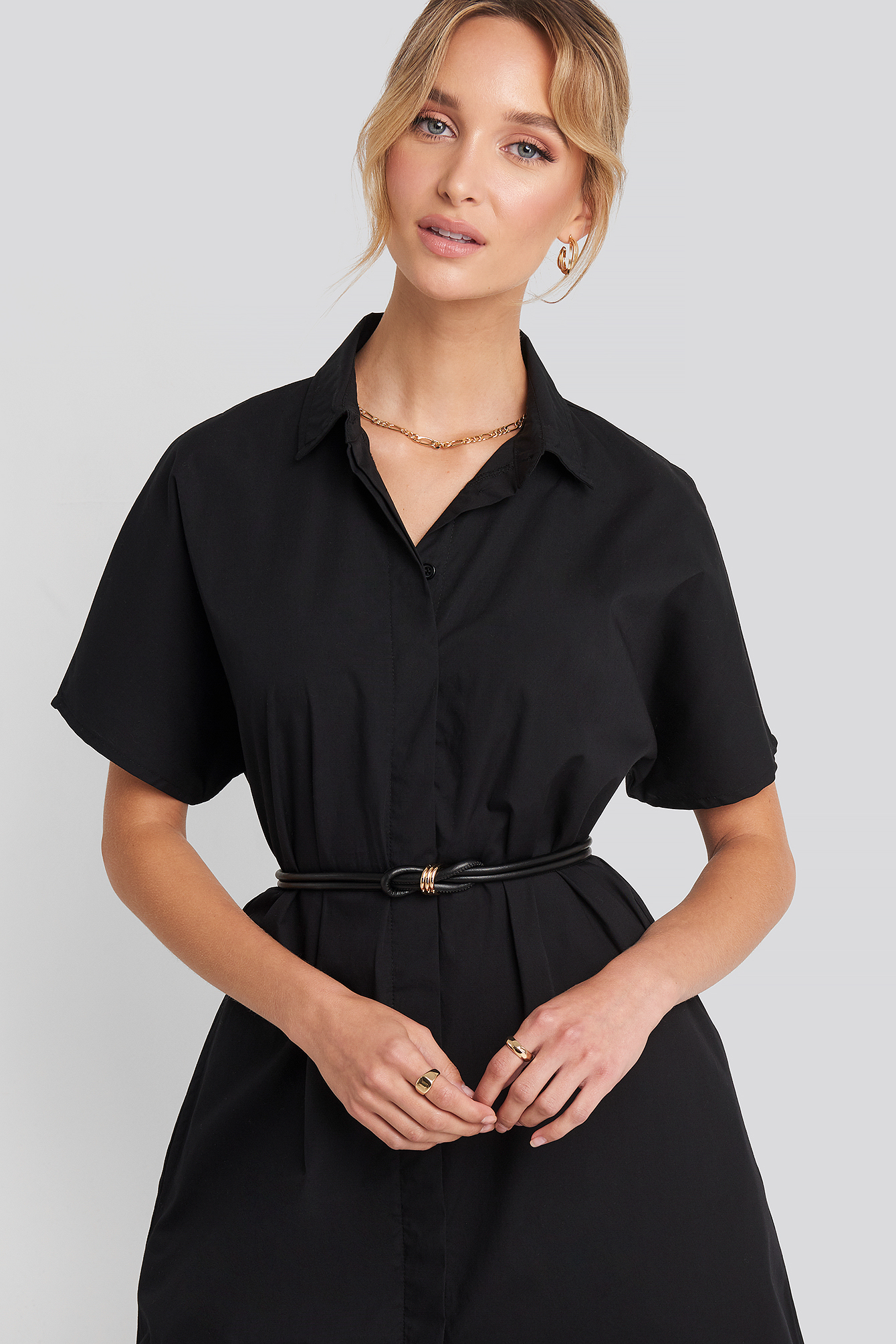 Round Sling Belt Black