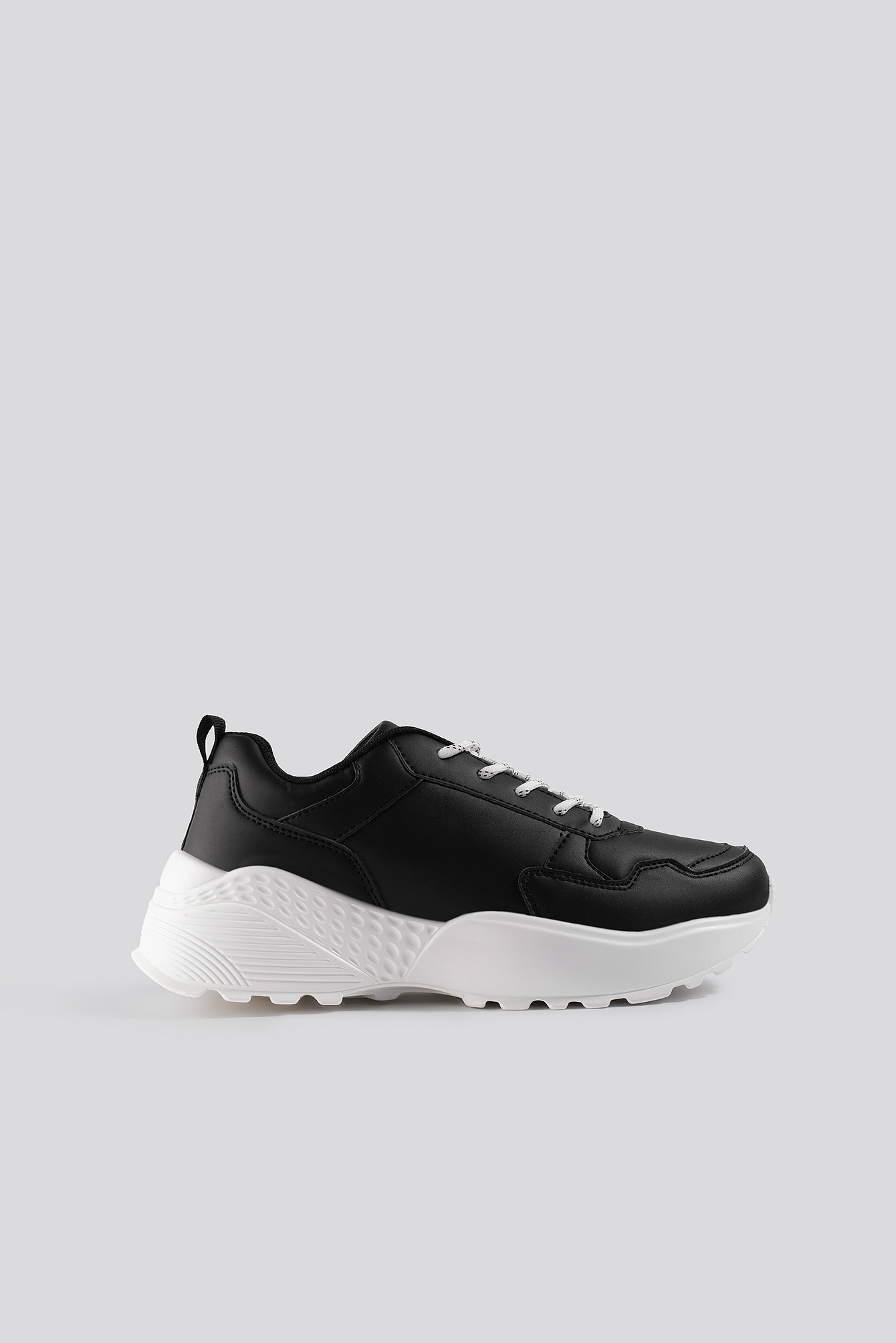 Rubber Detail Trainers Black