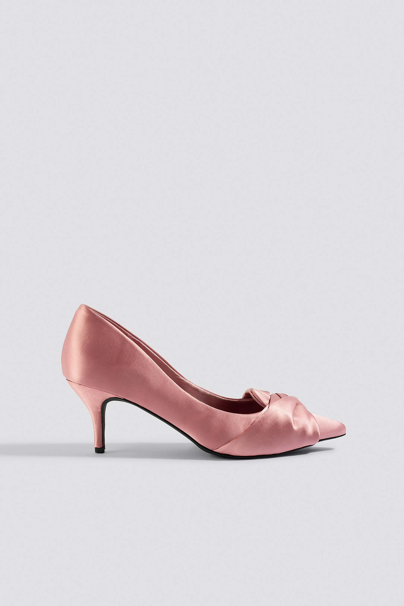 Satin Court Shoes Pink