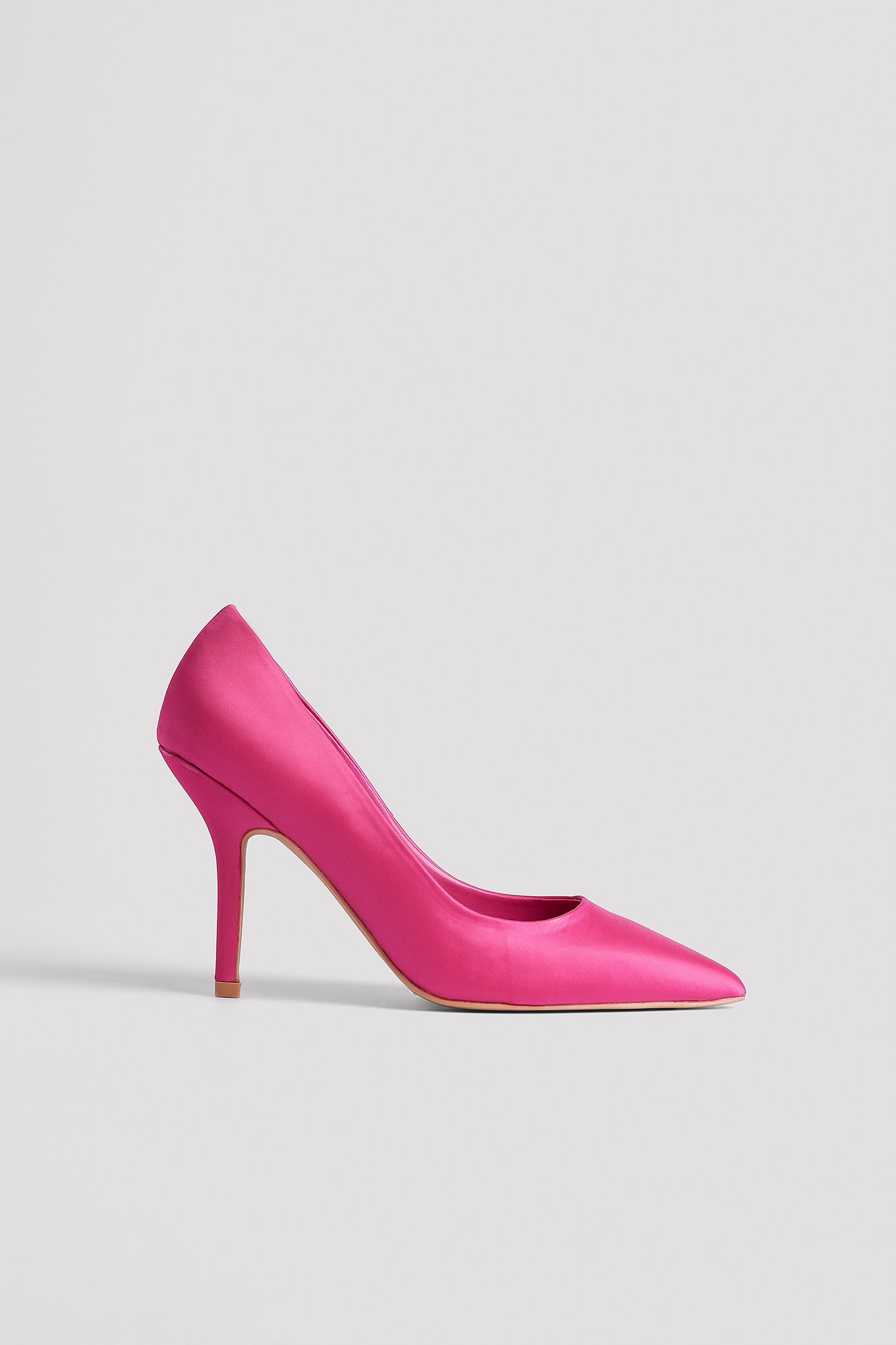 NA-KD Shoes Satinpumps - Pink