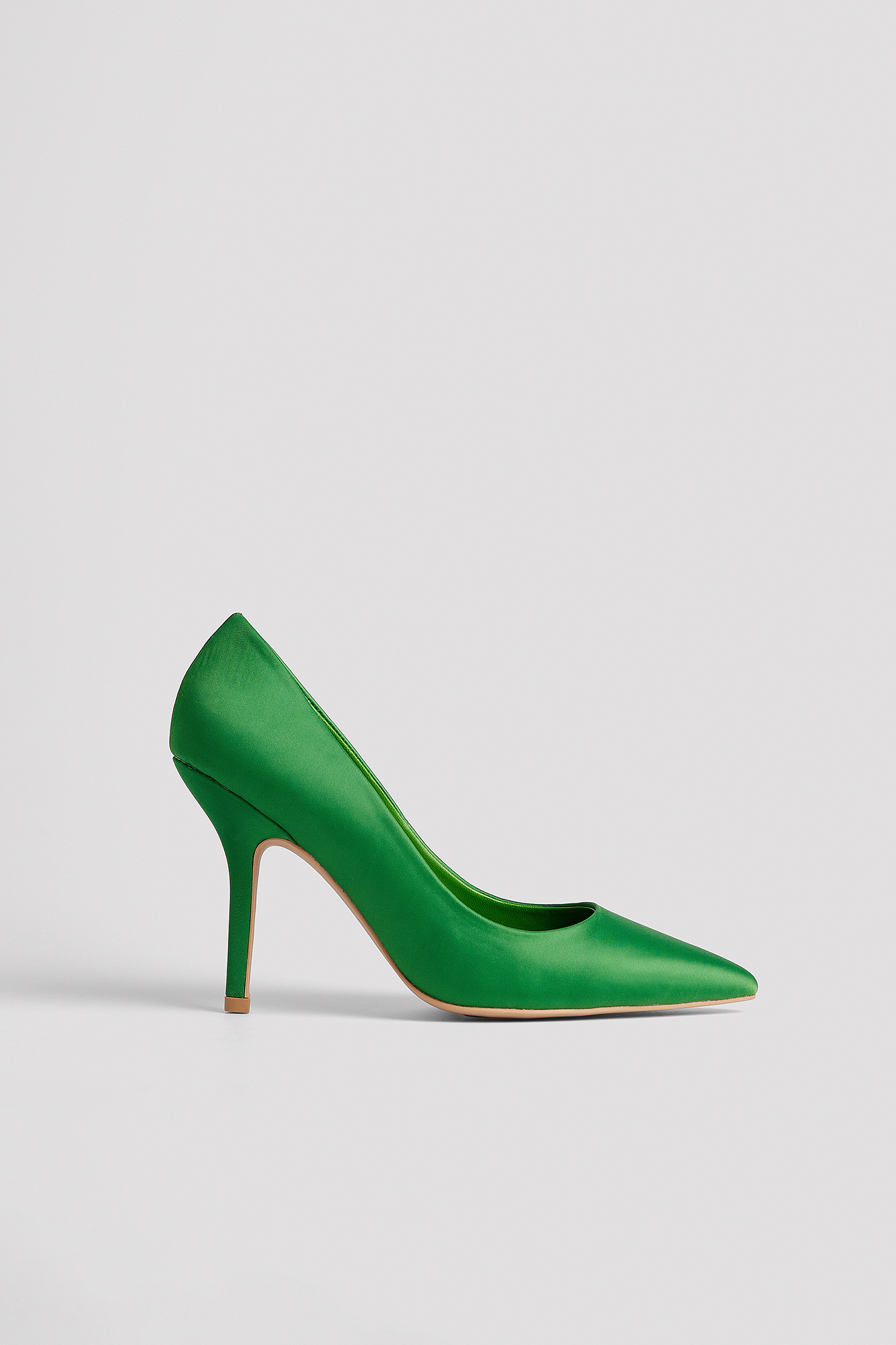 NA-KD Shoes Satinpumps - Green