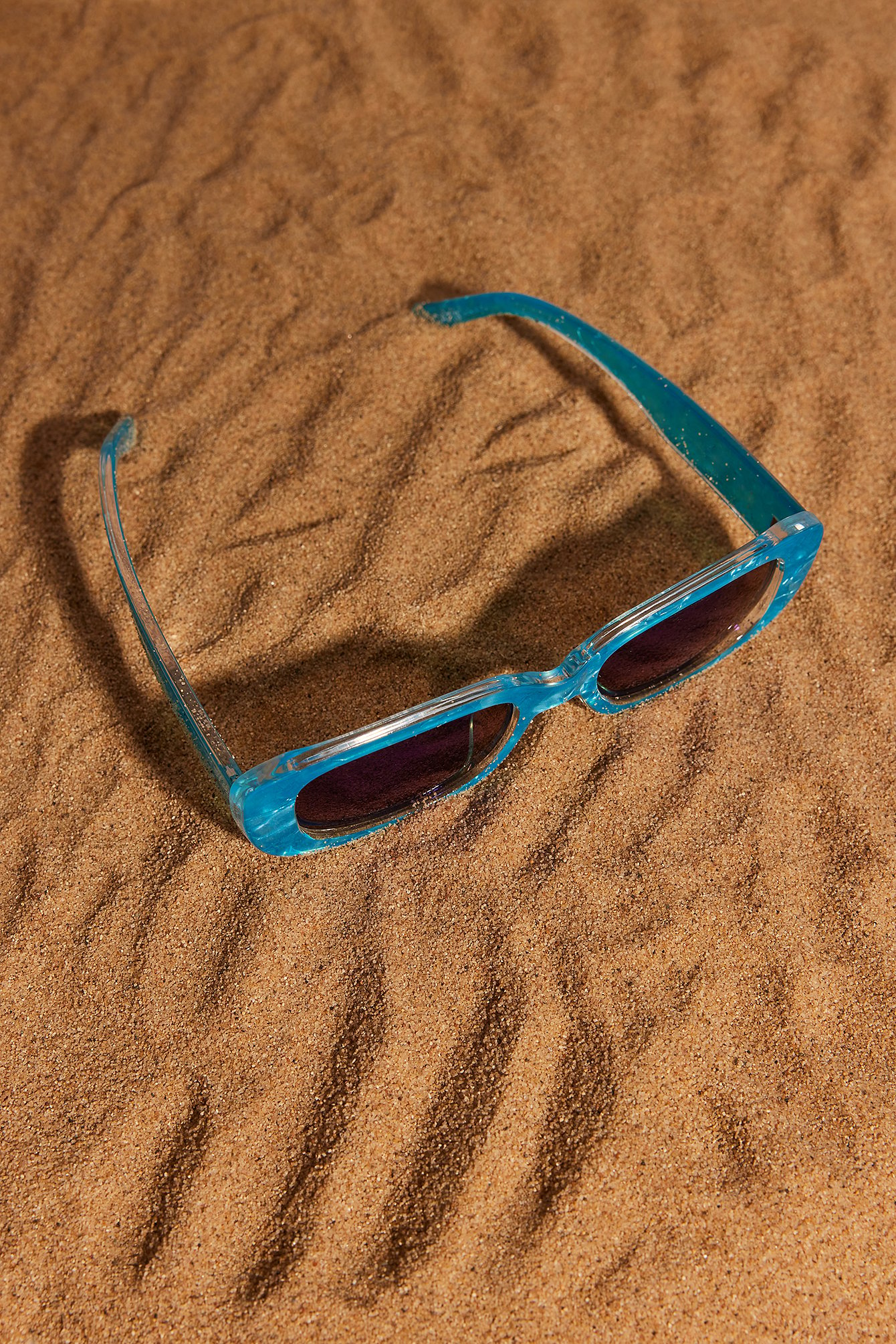 Blue Glitrende solbriller