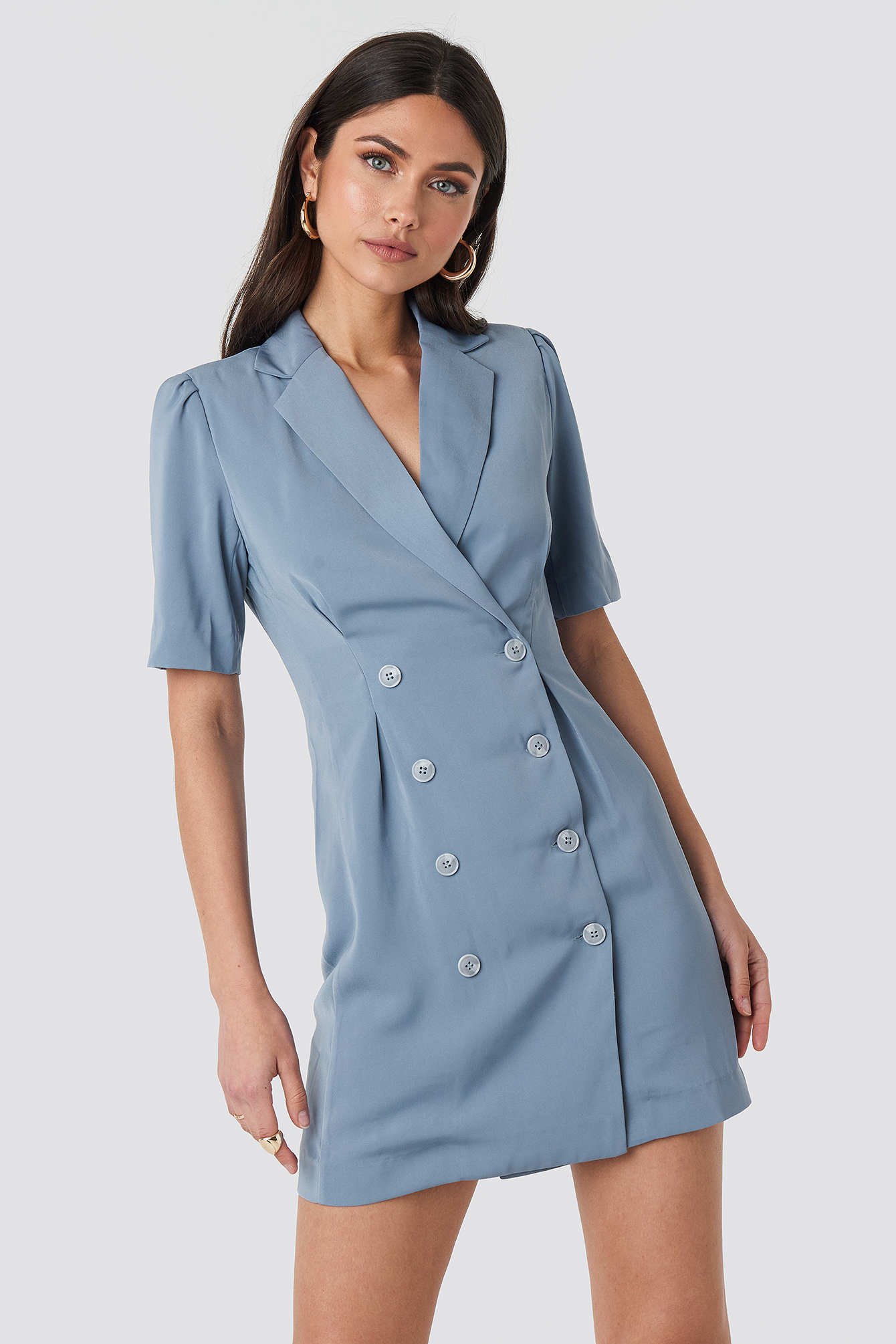 Lace sleeve blazer dress Clearance