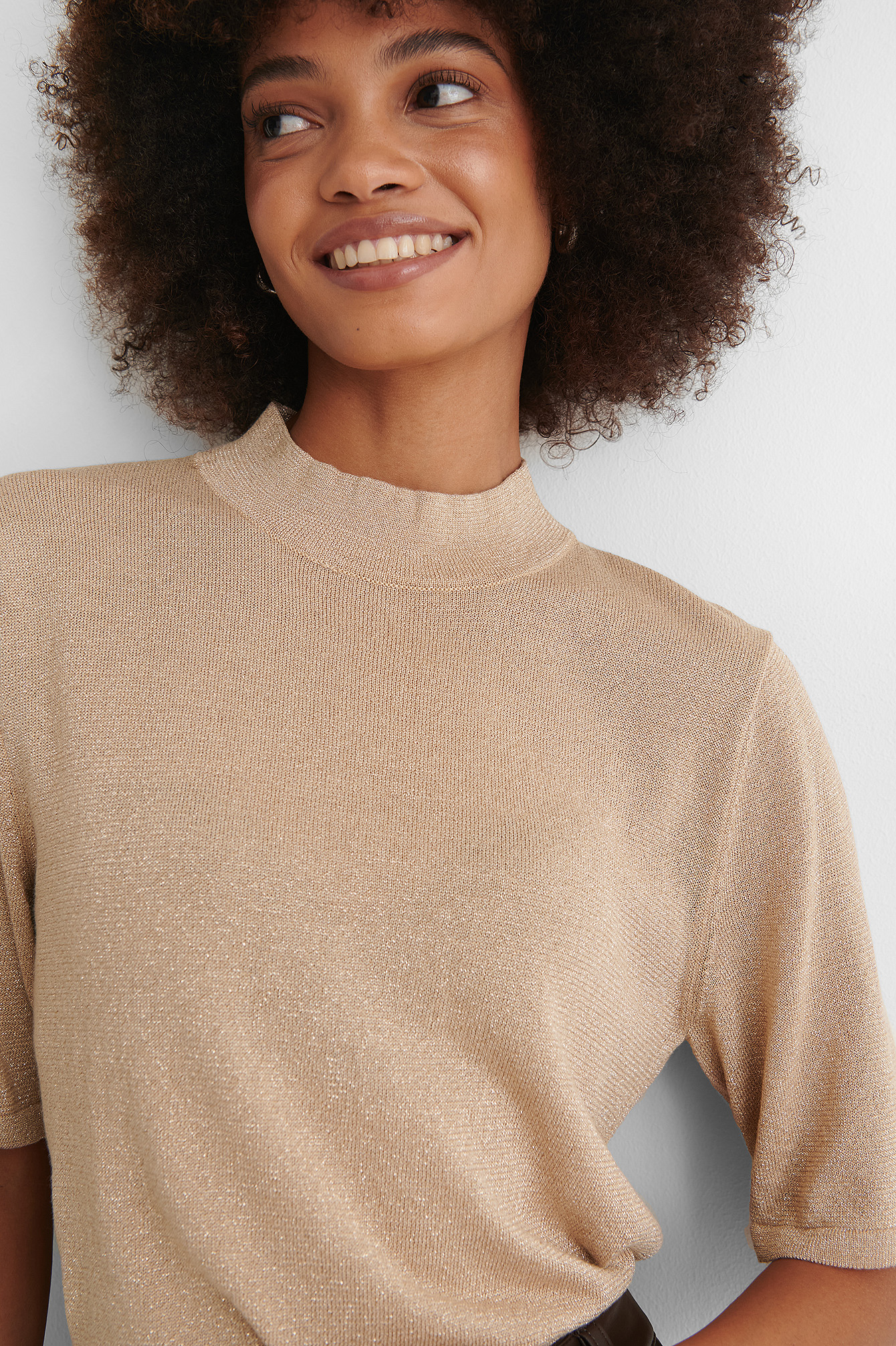 short sleeve wool sweater