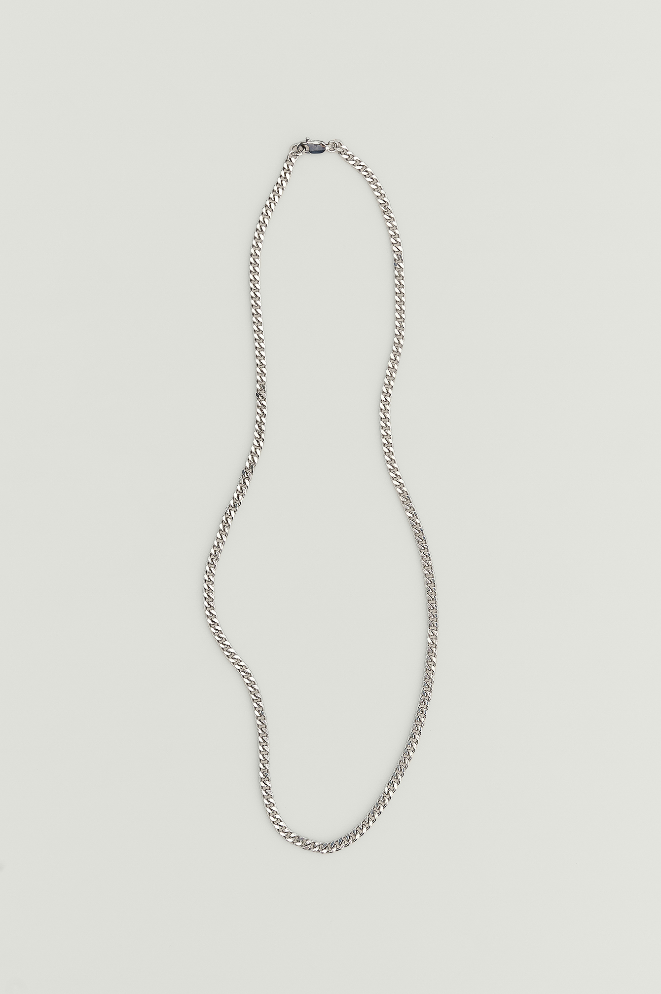 NA-KD Accessories Silver Plated Chain Necklace - Silver